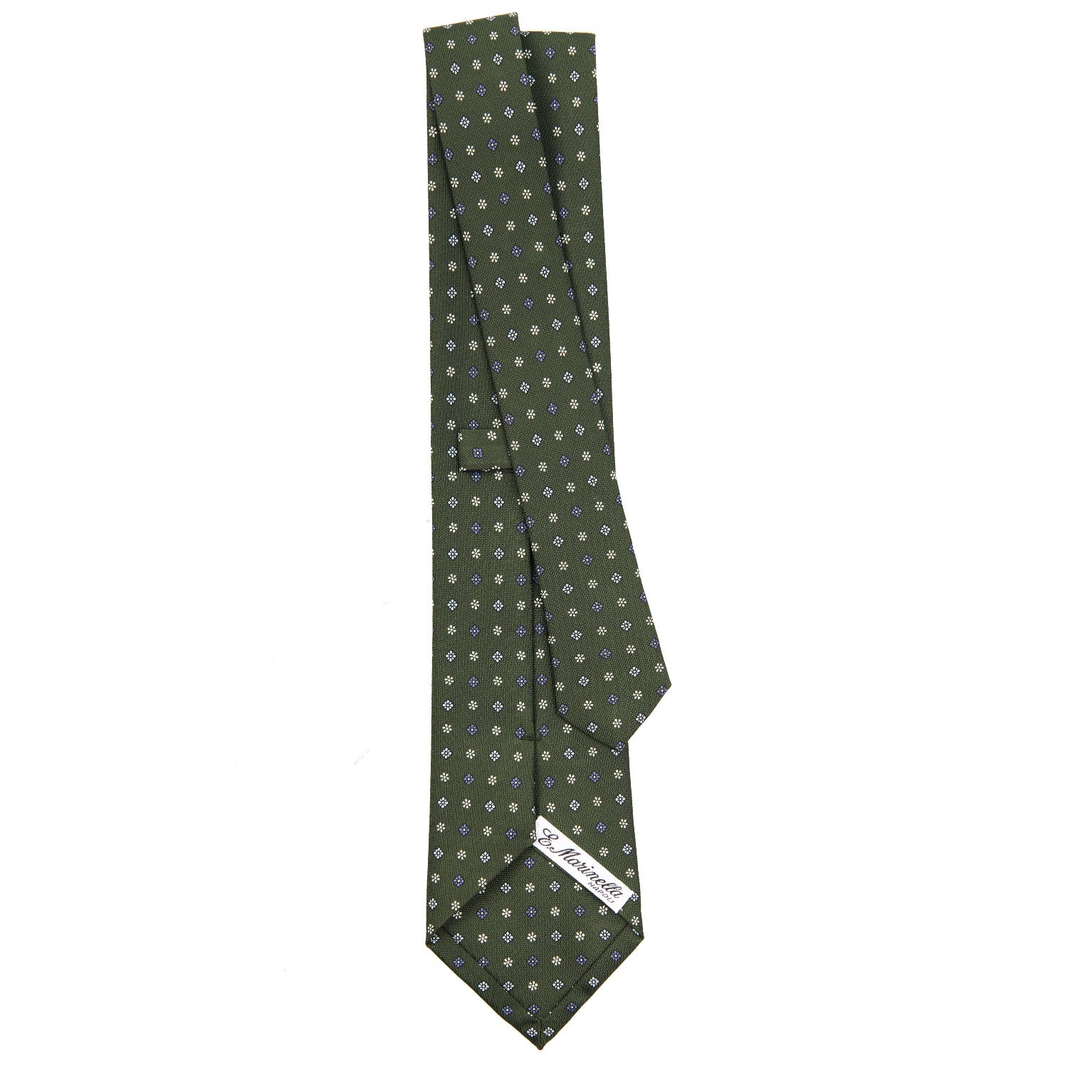 OLIVE GREEN  CLASSIC SILK TIE - Image 2