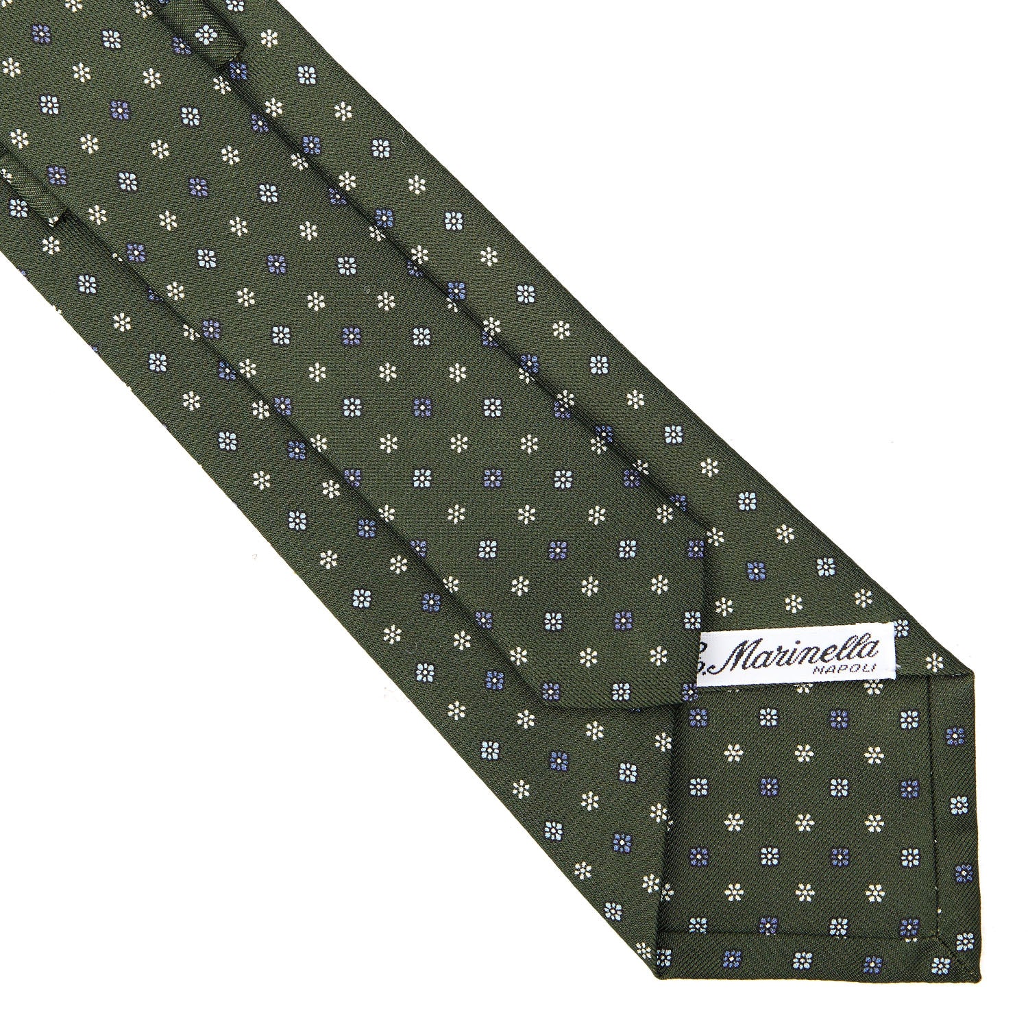 OLIVE GREEN  CLASSIC SILK TIE - Image 4