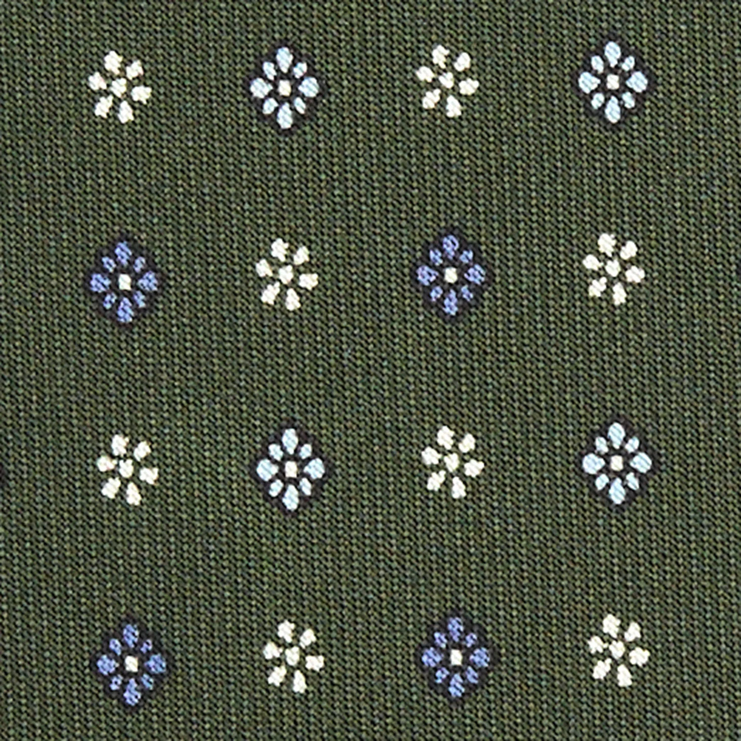 OLIVE GREEN  CLASSIC SILK TIE - Image 5