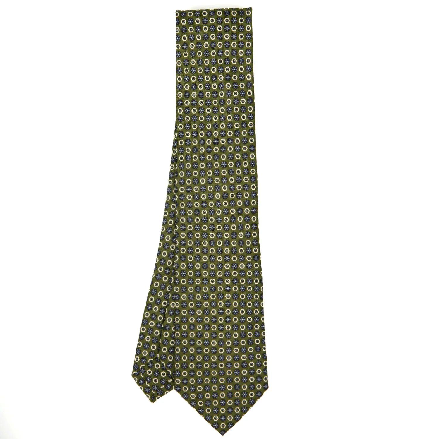 OLIVE GREEN  CLASSIC SILK TIE - Image 2