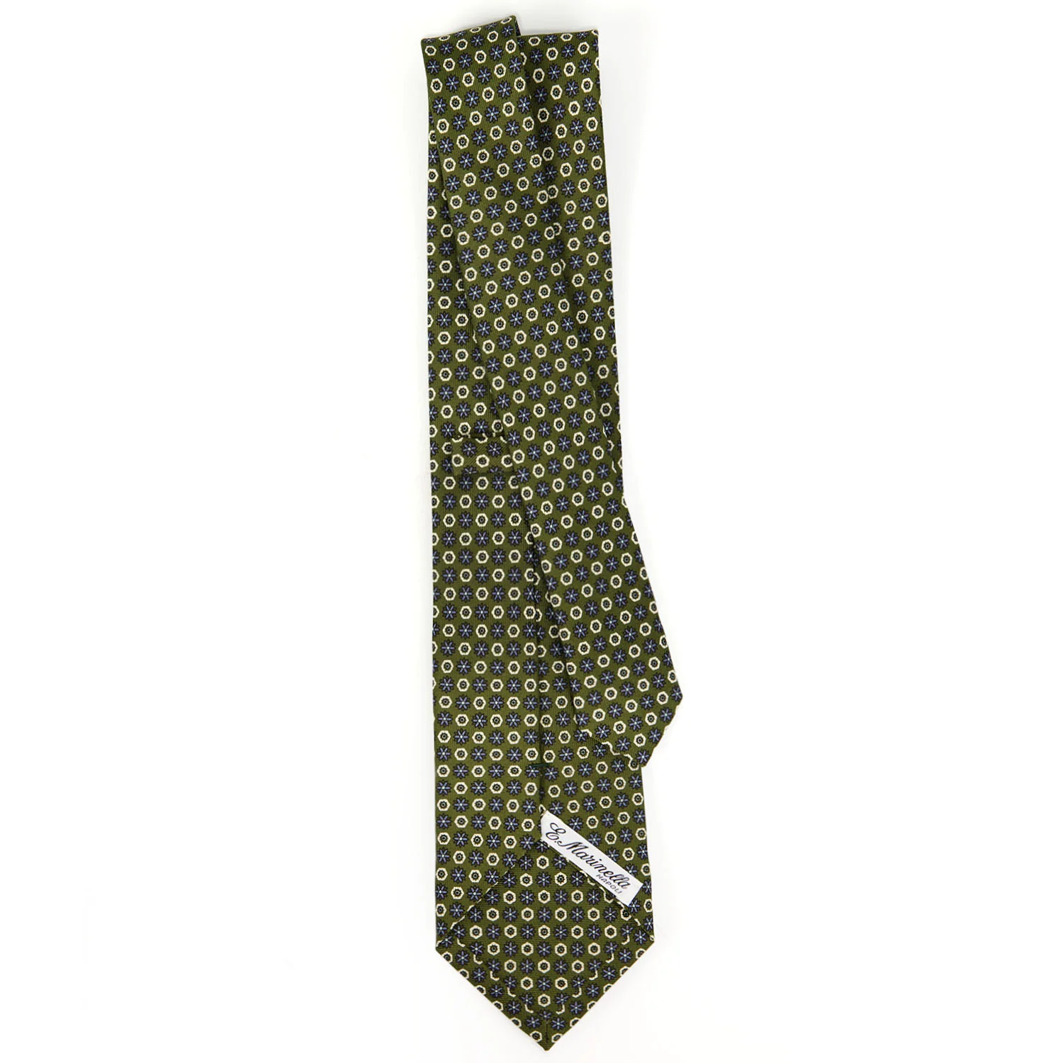 OLIVE GREEN  CLASSIC SILK TIE - Image 3