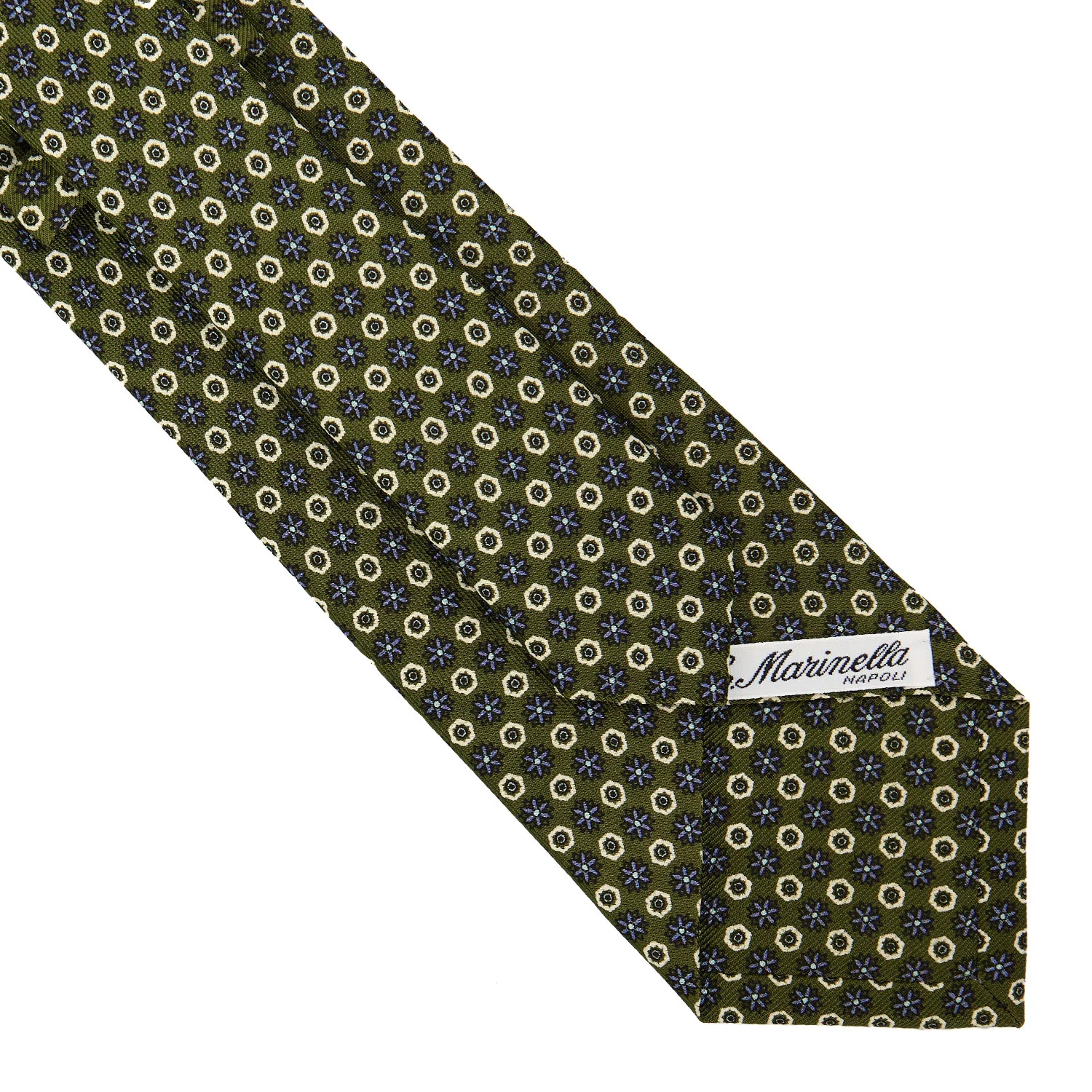 OLIVE GREEN  CLASSIC SILK TIE - Image 4