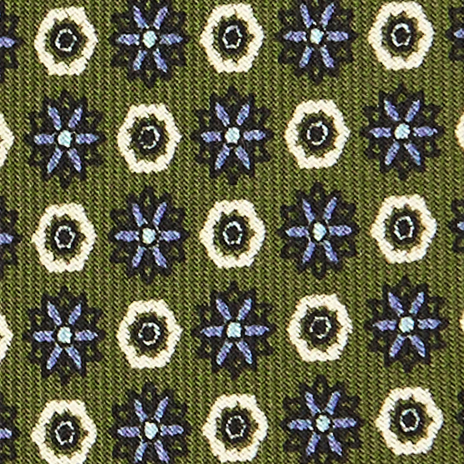 OLIVE GREEN  CLASSIC SILK TIE - Image 5