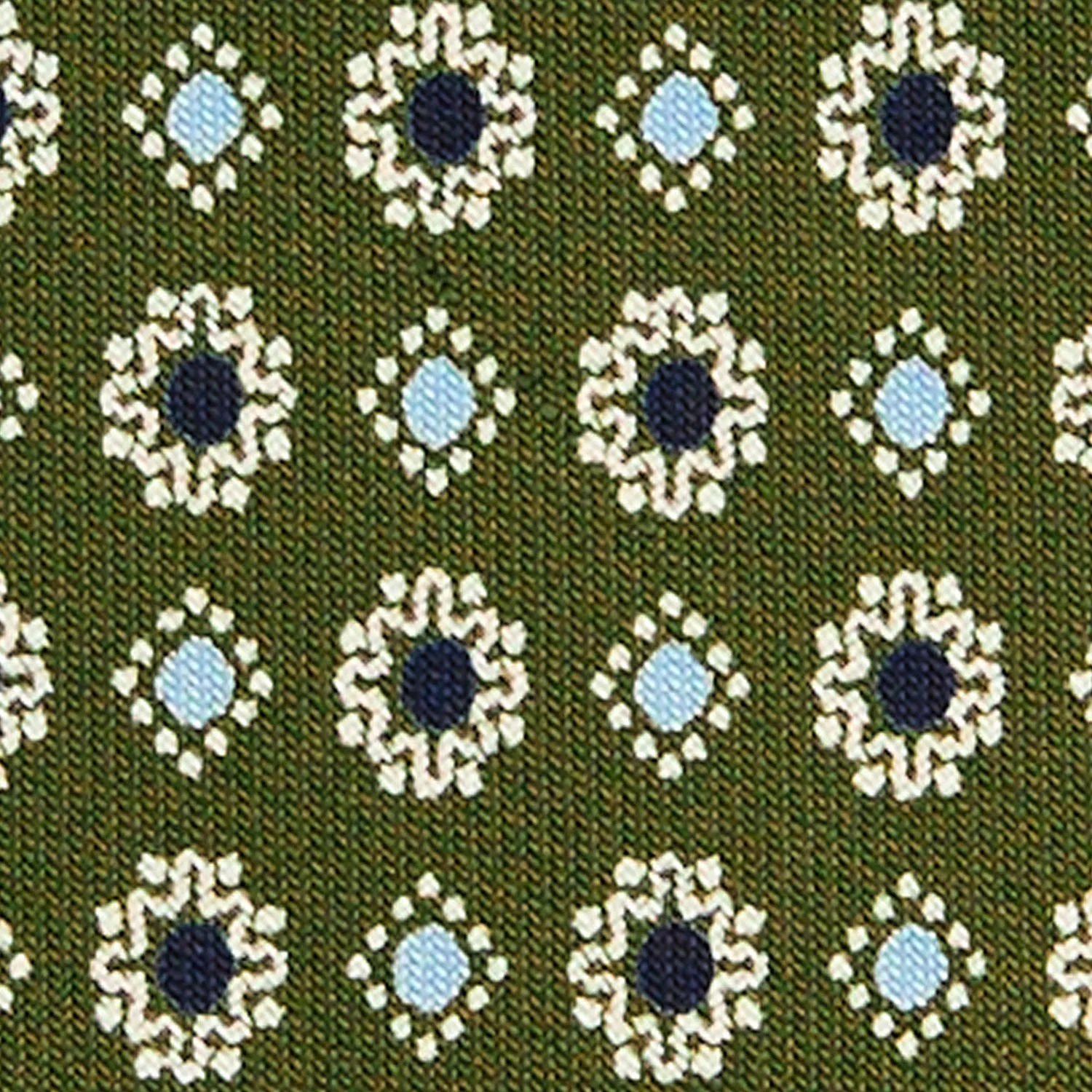 OLIVE GREEN CLASSIC SILK TIE - Image 5