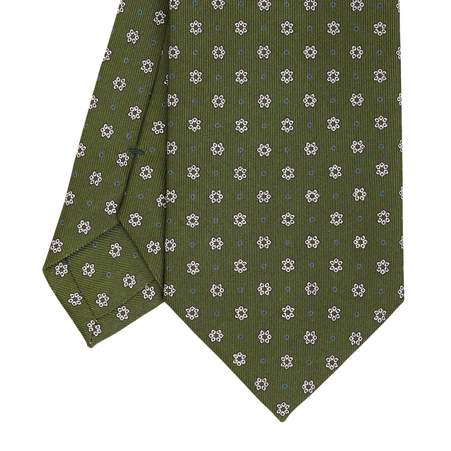 OLIVE GREEN CLASSIC SILK TIE