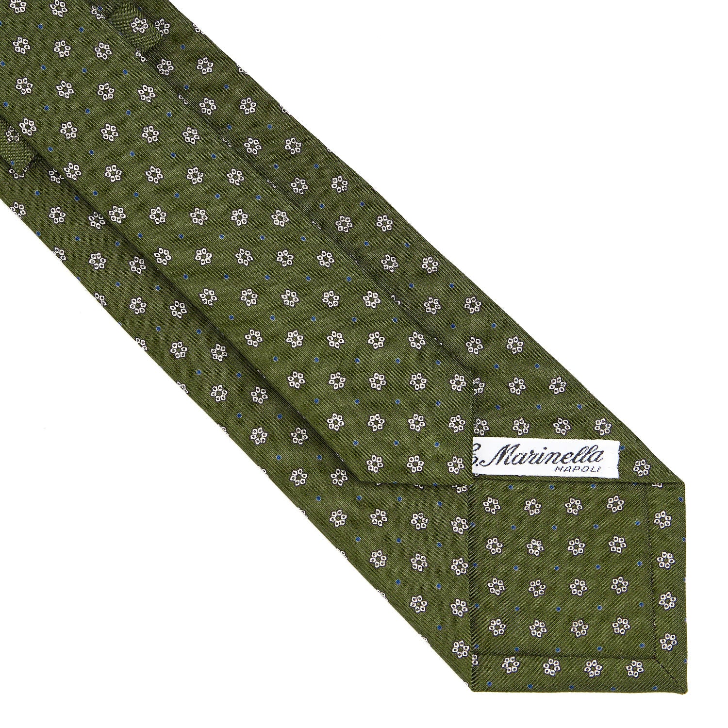 OLIVE GREEN CLASSIC SILK TIE - Image 4