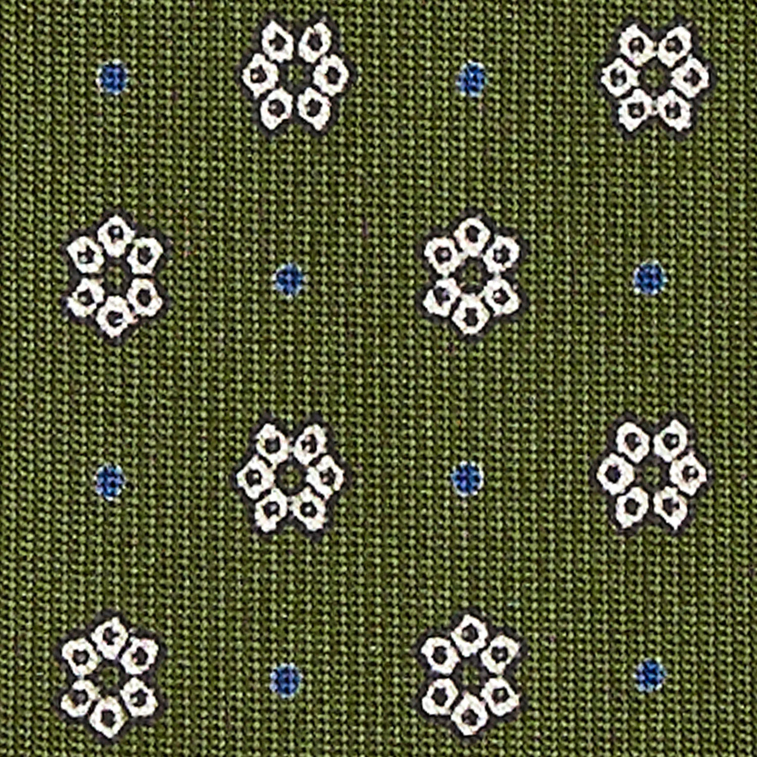 OLIVE GREEN CLASSIC SILK TIE - Image 5
