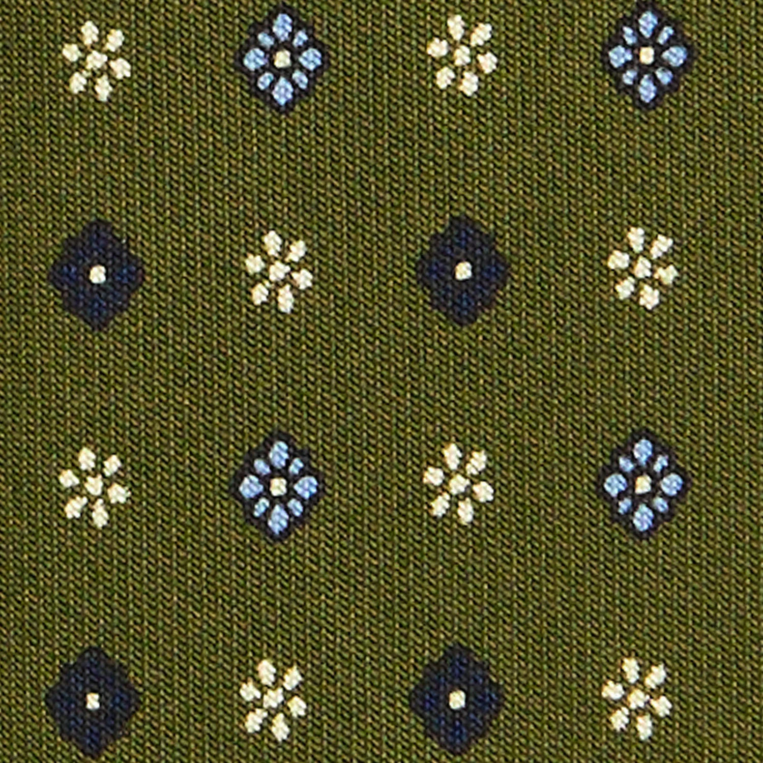 OLIVE GREEN CLASSIC SILK TIE - Image 5
