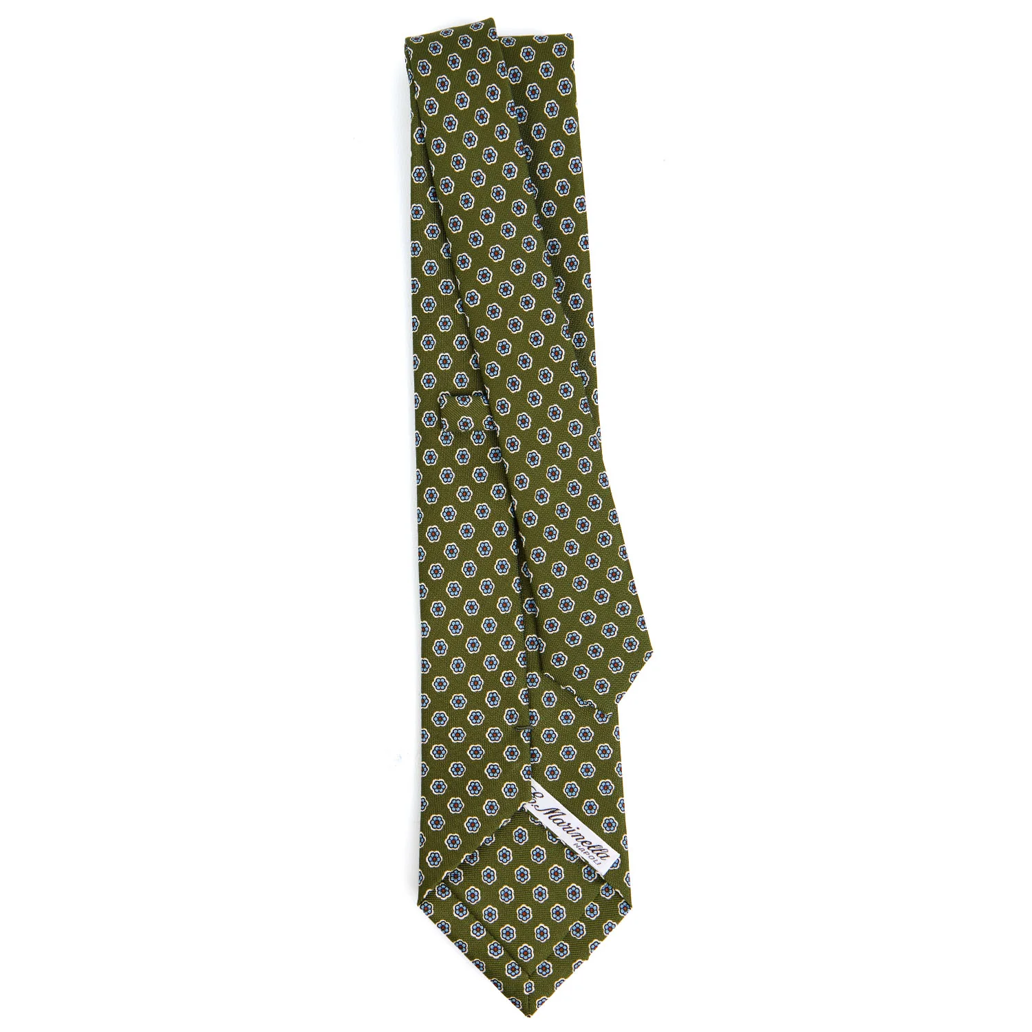 OLIVE GREEN  CLASSIC SILK TIE - Image 3
