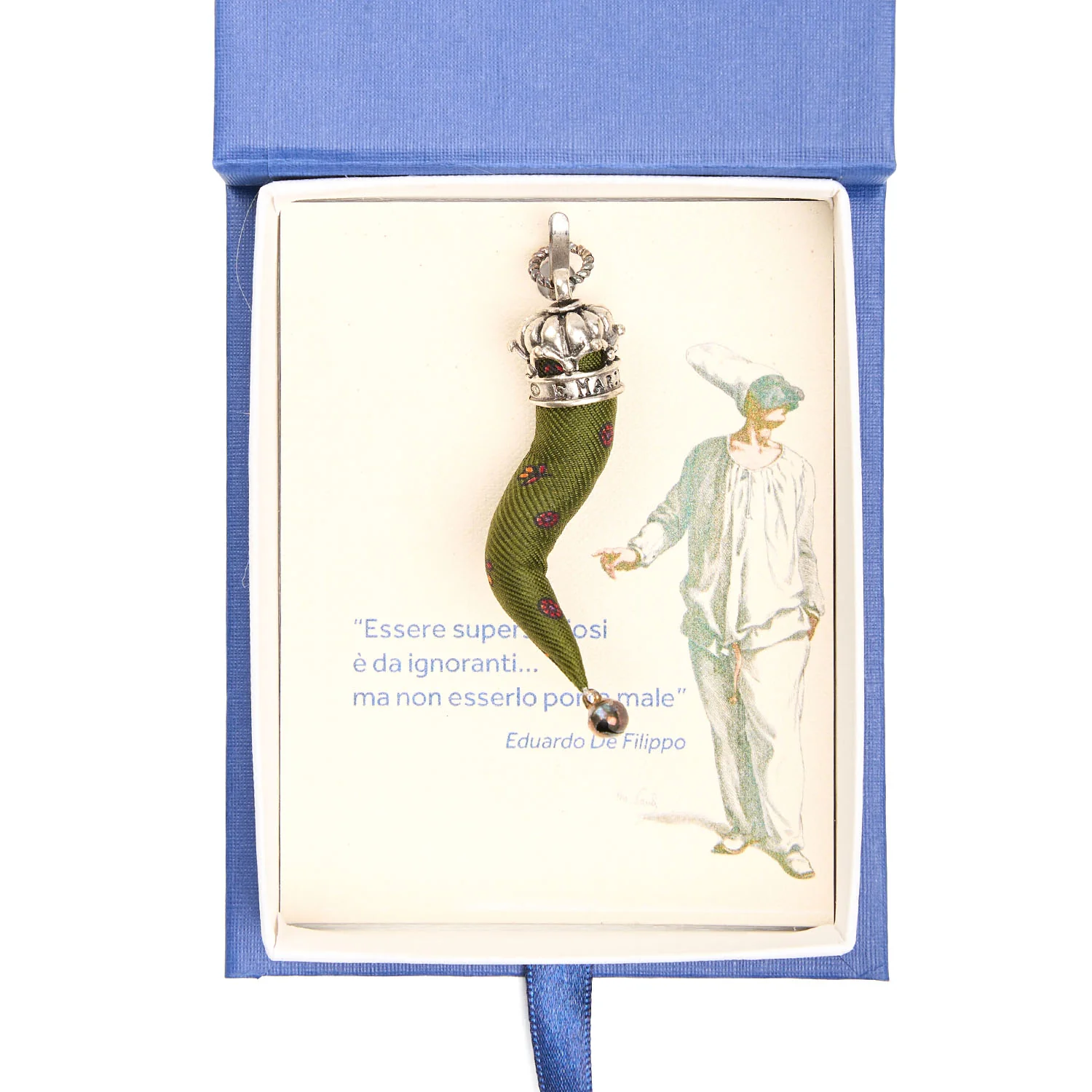 OLIVE GREEN GOOD-LUCK CHARM - Image 2
