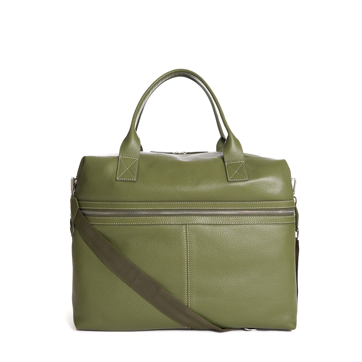 OLIVE GREEN TRAVEL BAG - Image 2