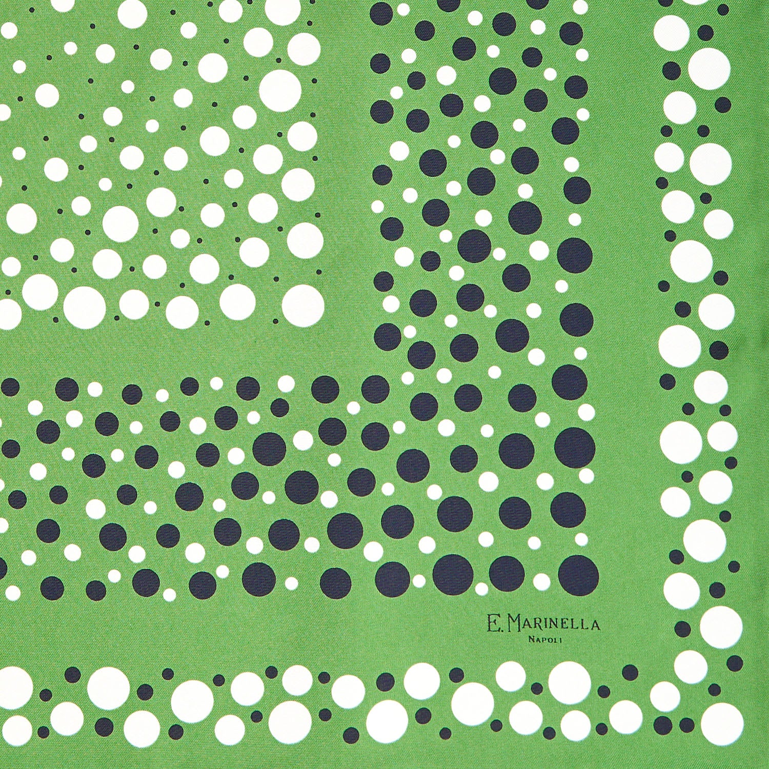 OLIVE GREEN SILK SCARF 65 - Image 2