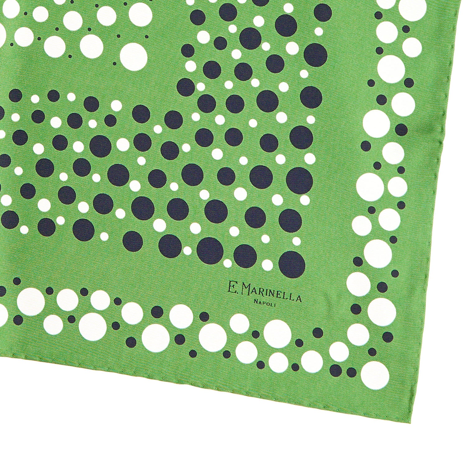 OLIVE GREEN SILK SCARF 65 - Image 4