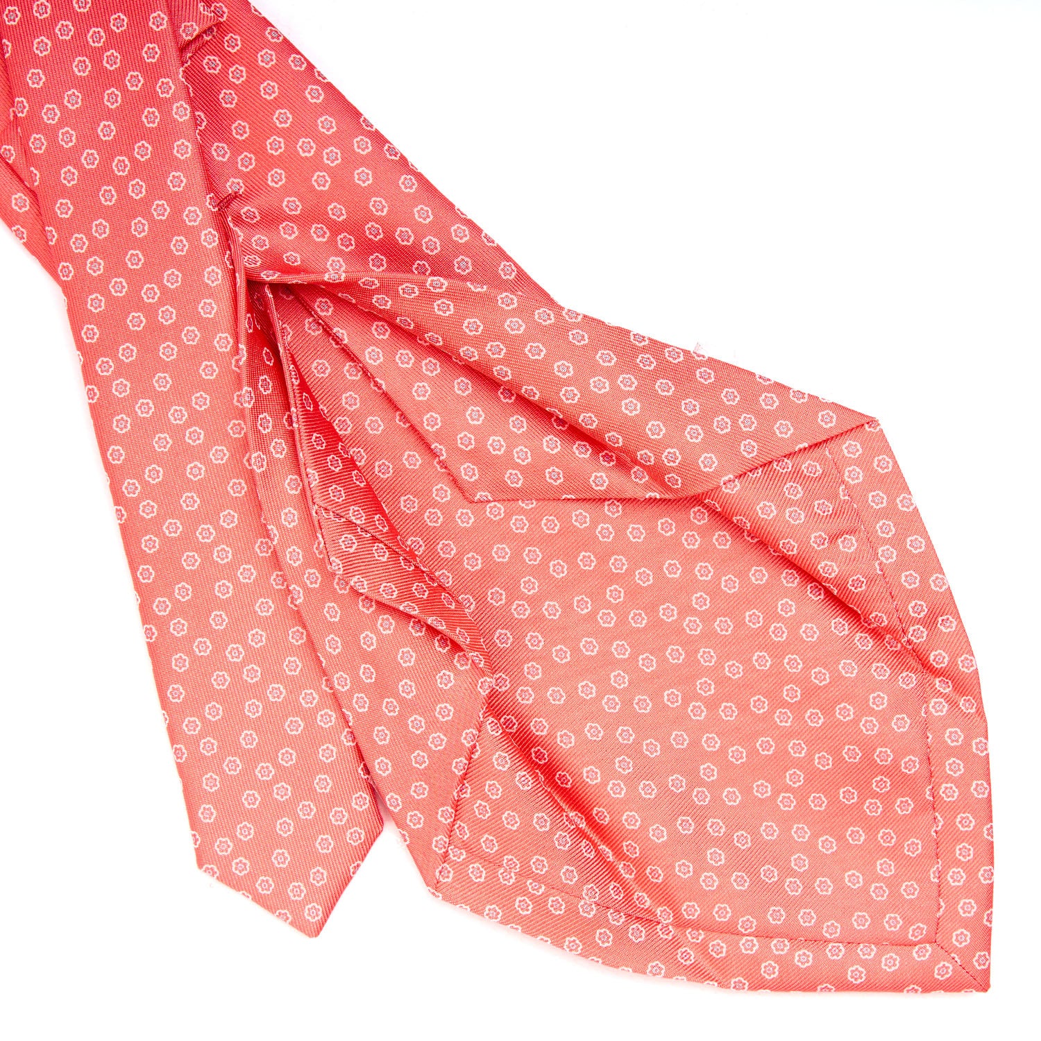 ORANGE 5 FOLD SARTORIAL SILK TIE