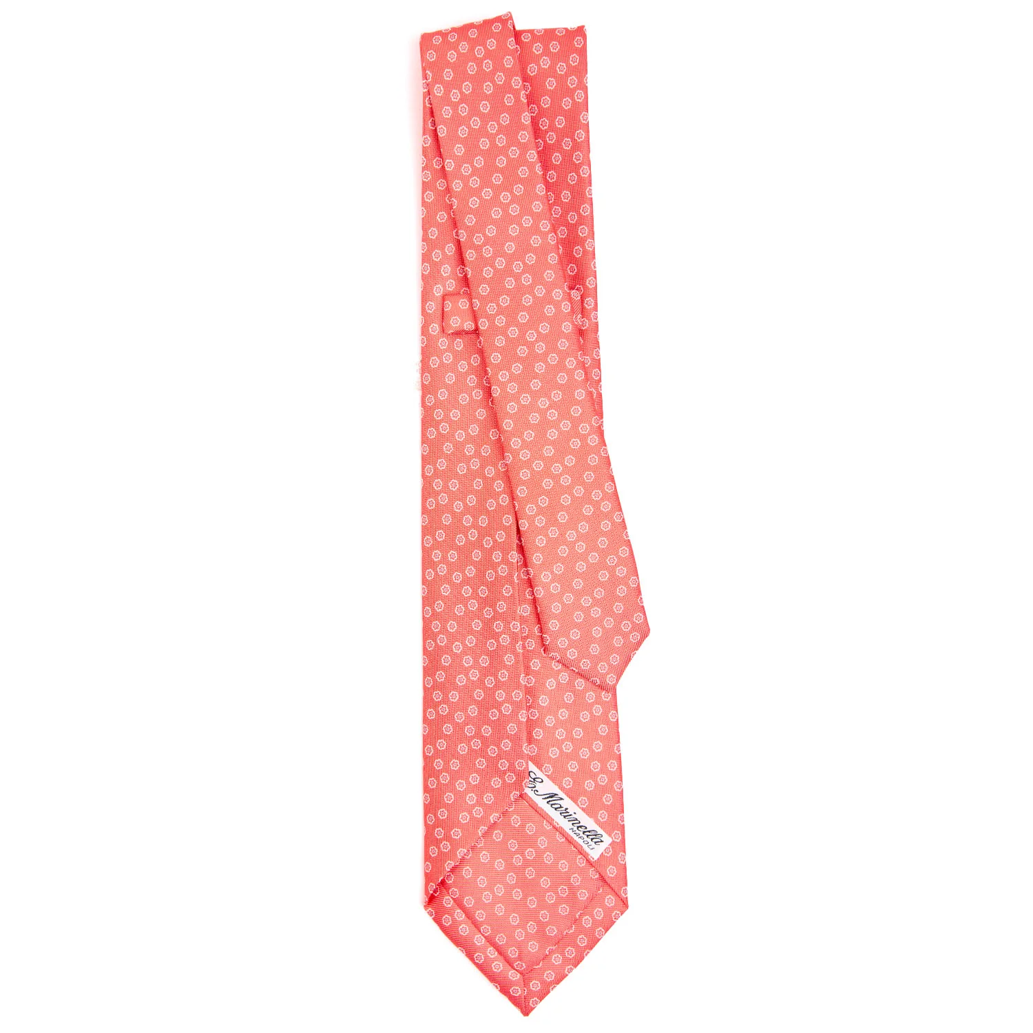 ORANGE 5 FOLD SARTORIAL SILK TIE - Image 3