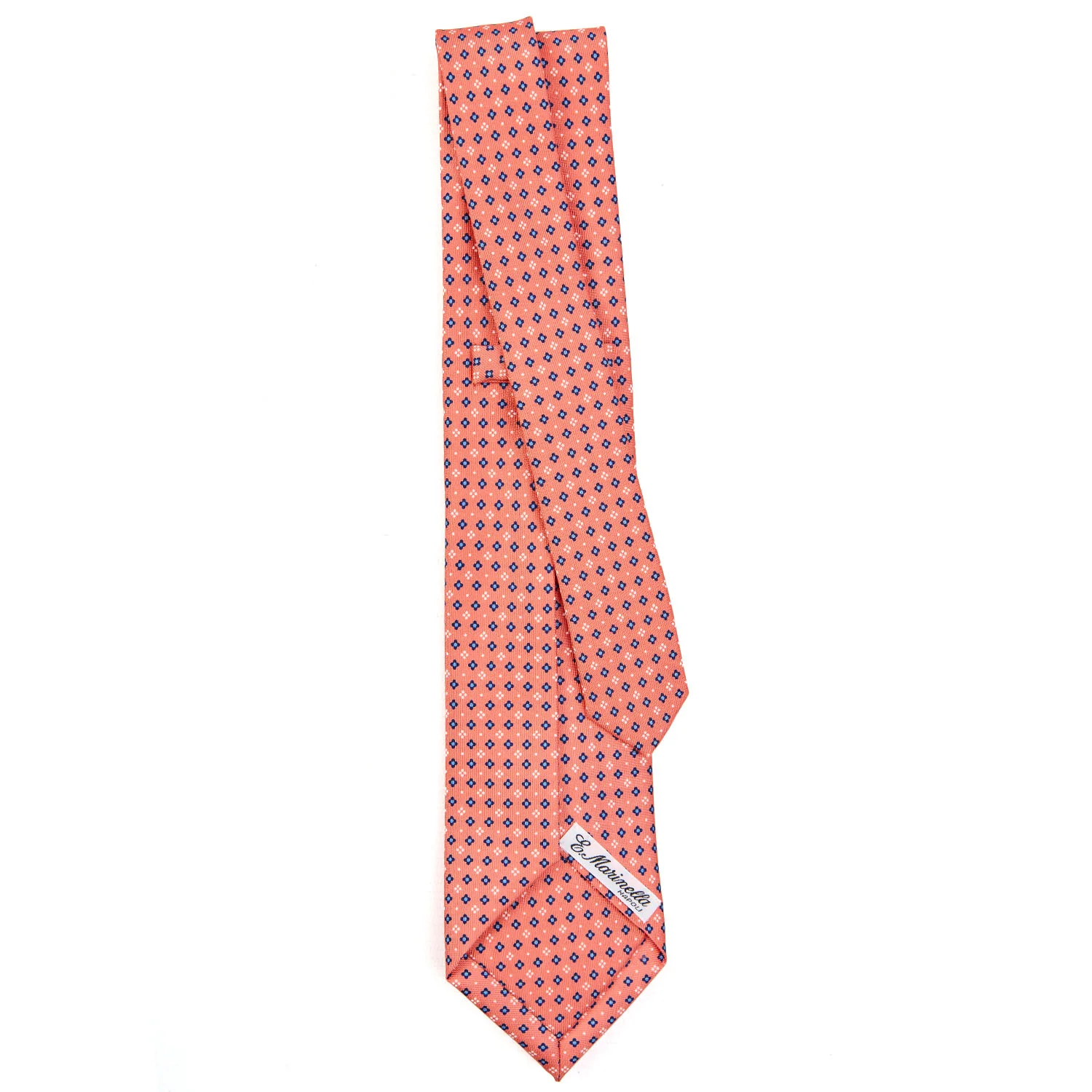 ORANGE 5 FOLD SARTORIAL SILK TIE - Image 3