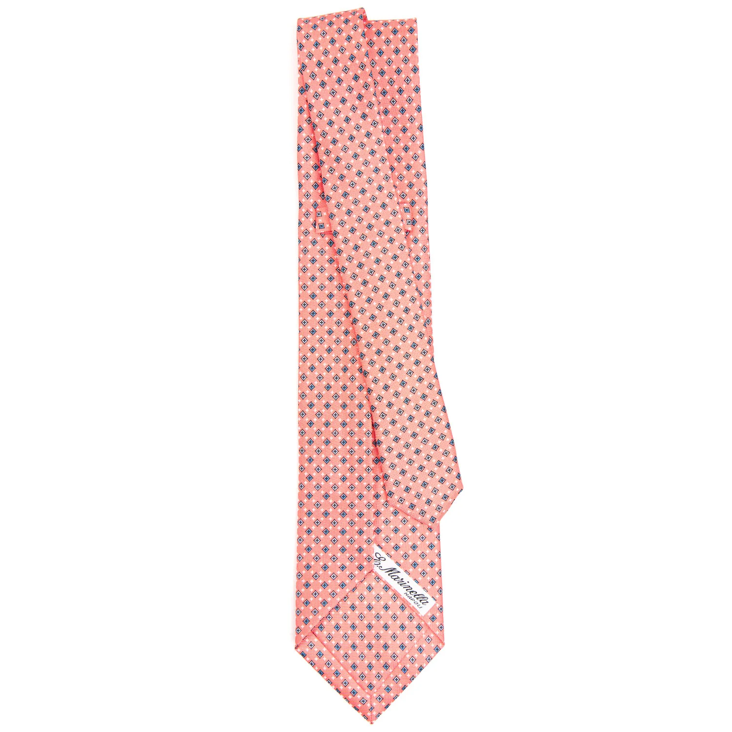 ORANGE 7 FOLD SARTORIAL SILK TIE - Image 3