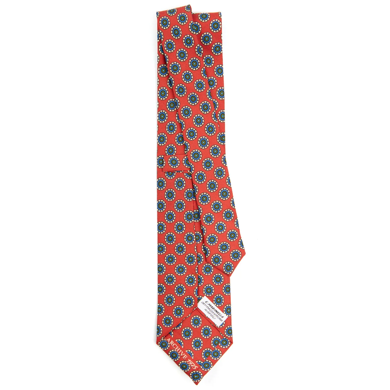 ORANGE SILK TIE - Image 3