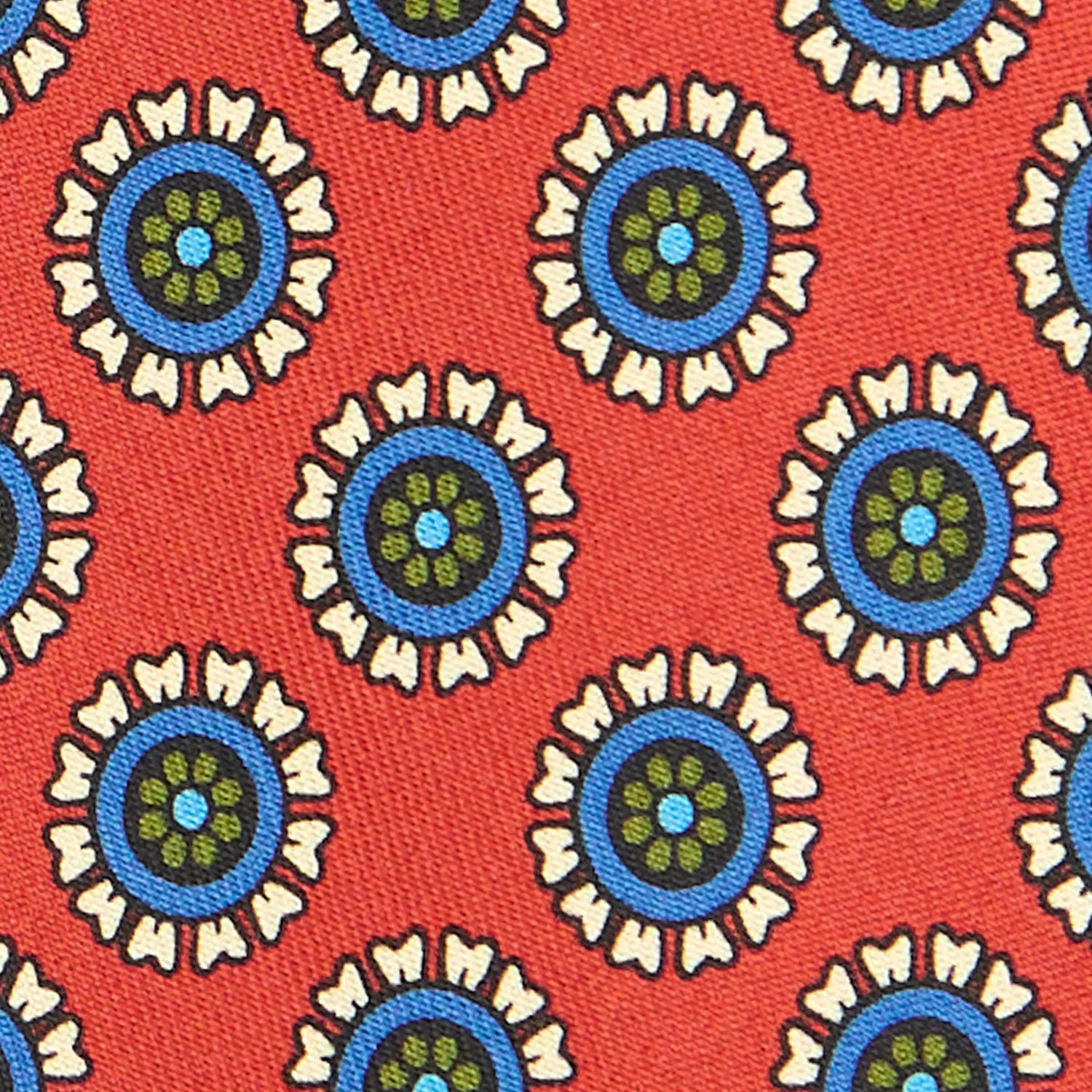 ORANGE SILK TIE - Image 4
