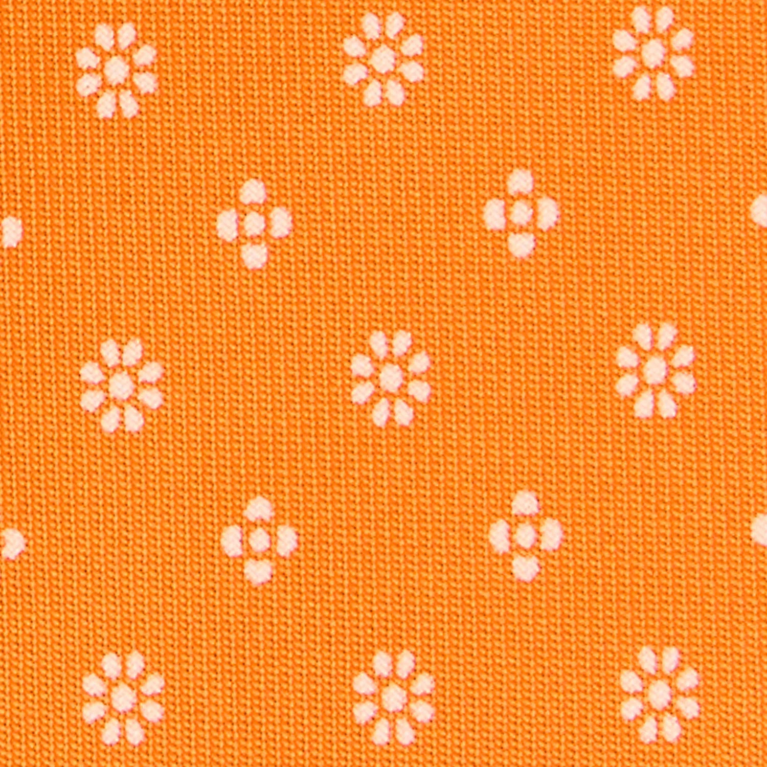 ORANGE CLASSIC LADY PRINTED SILK TIE - Image 5
