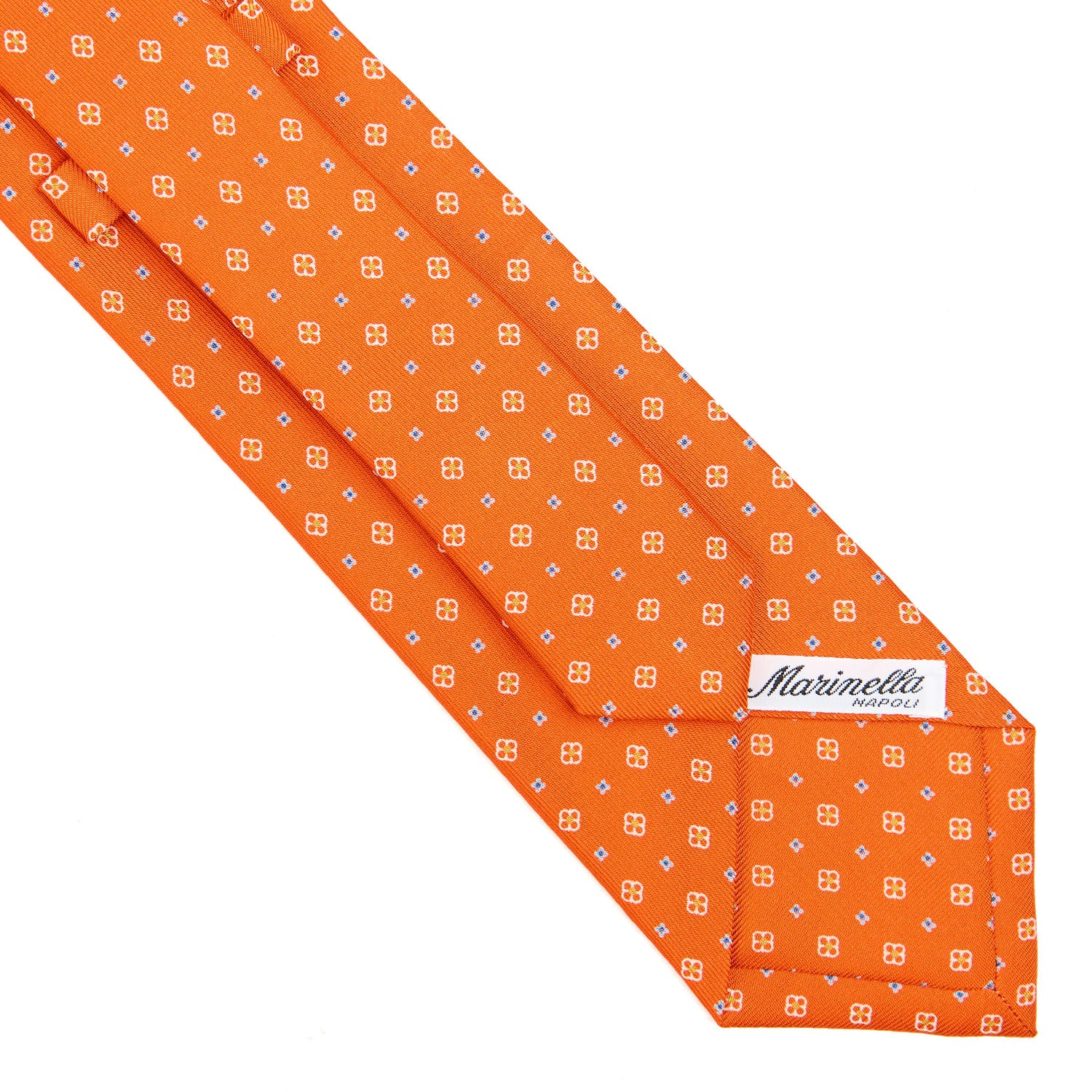 ORANGE CLASSIC SILK TIE - Image 4