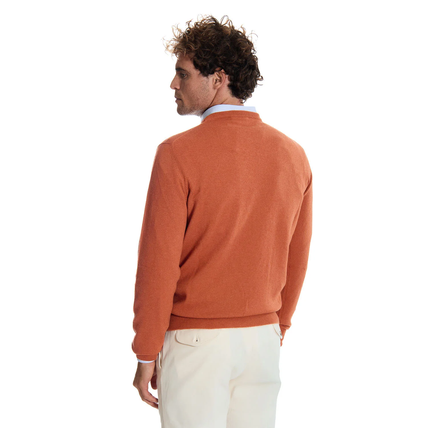 ORANGE CREWNECK SWEATER - Image 2