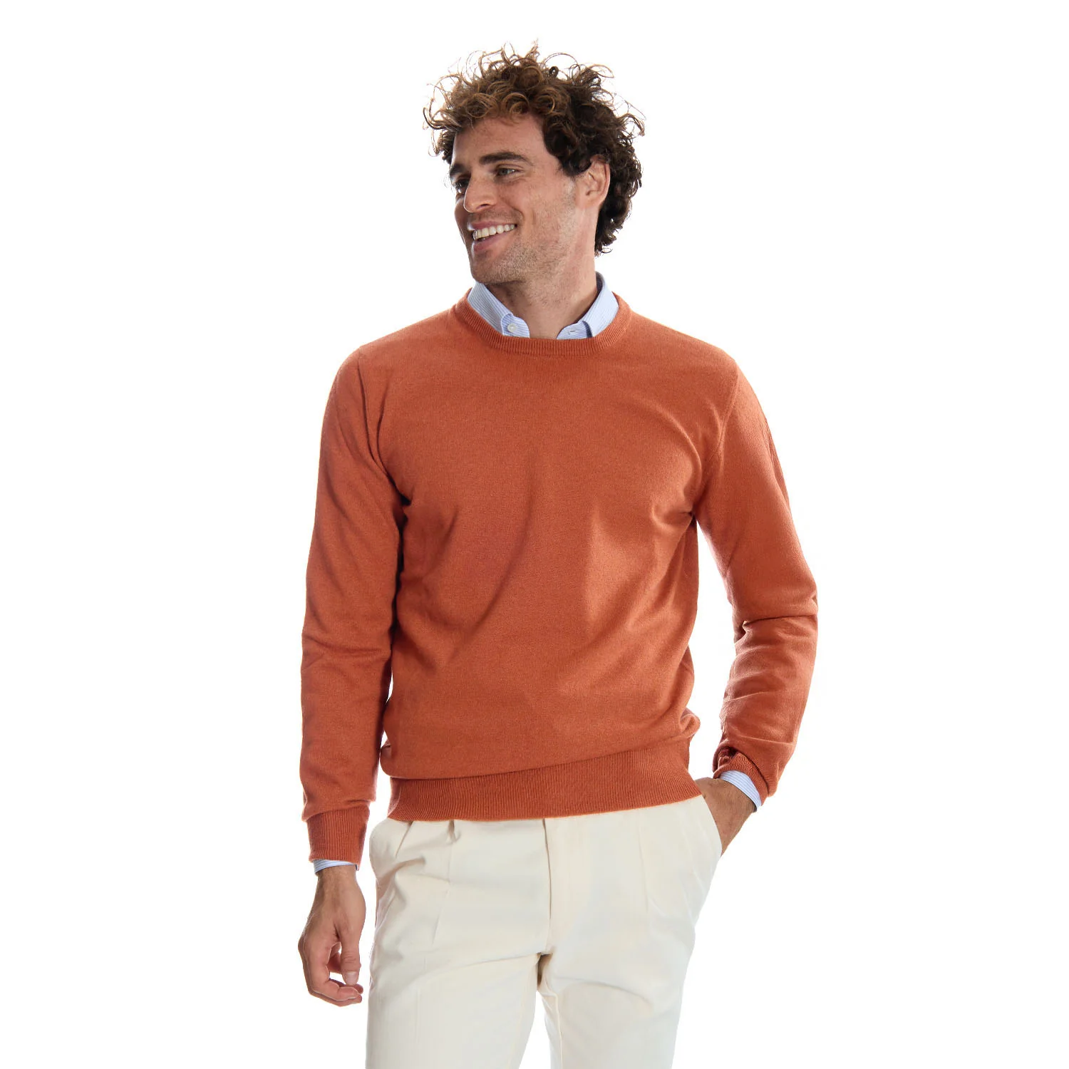 ORANGE CREWNECK SWEATER - Image 8