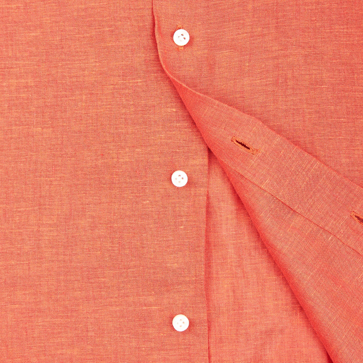 ORANGE LINEN SHIRT - Image 4