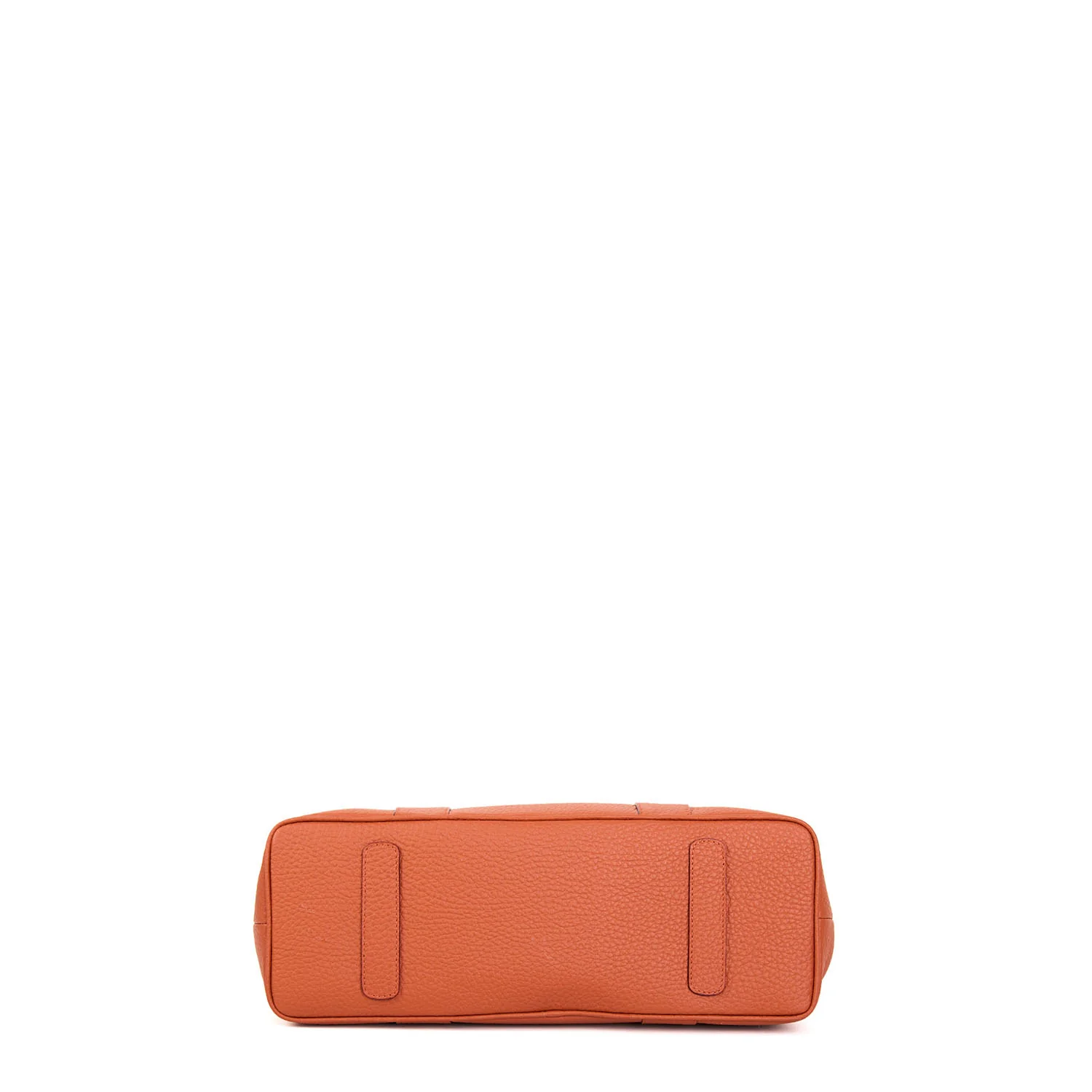 ORANGE MIDI TOTE BAG SIDE BUCKLES - Image 5