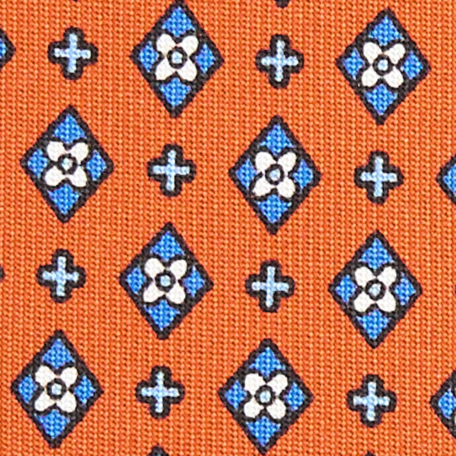 ORANGE SARTORIAL 7 CM SILK TIE - Image 5