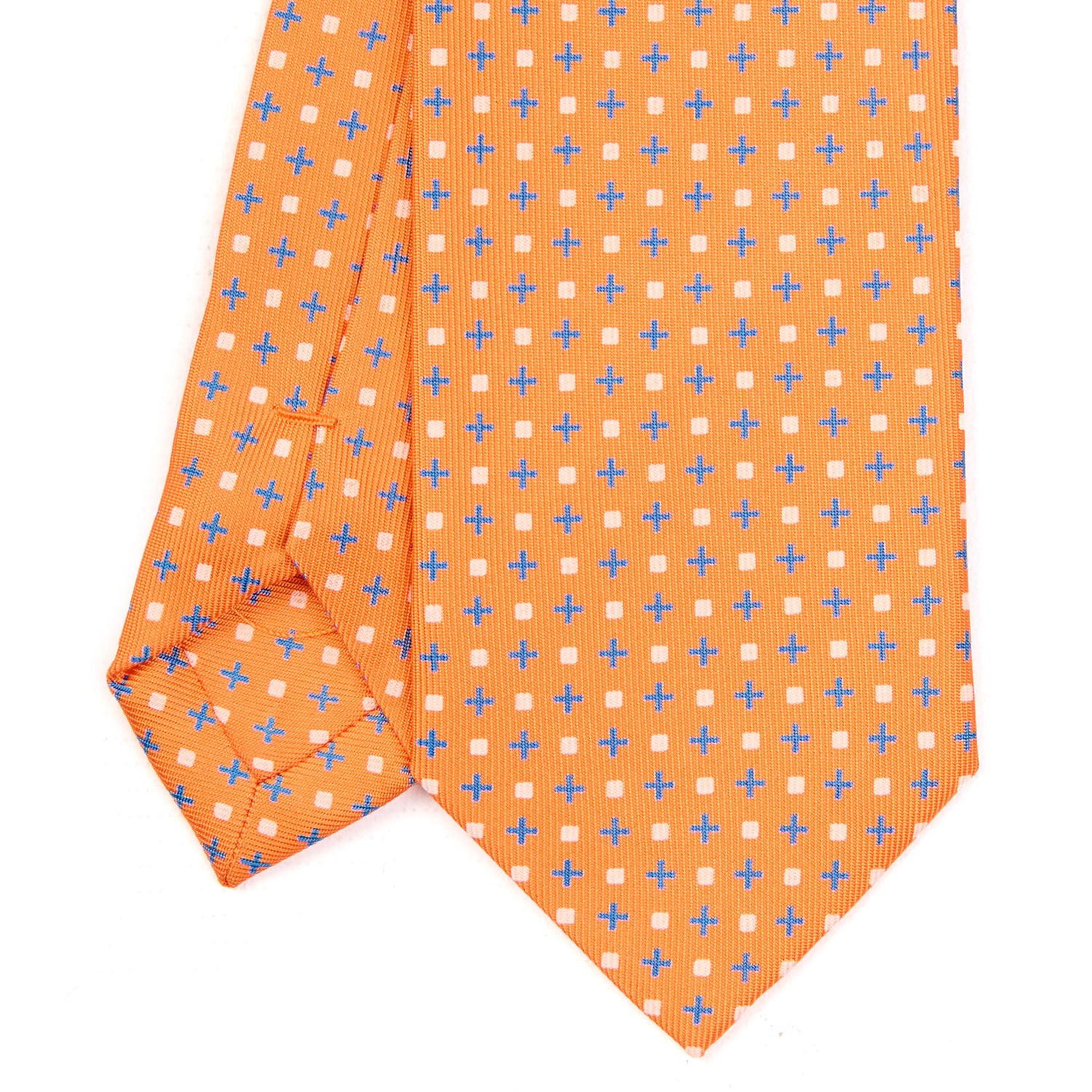 ORANGE SARTORIAL 7 CM SILK TIE