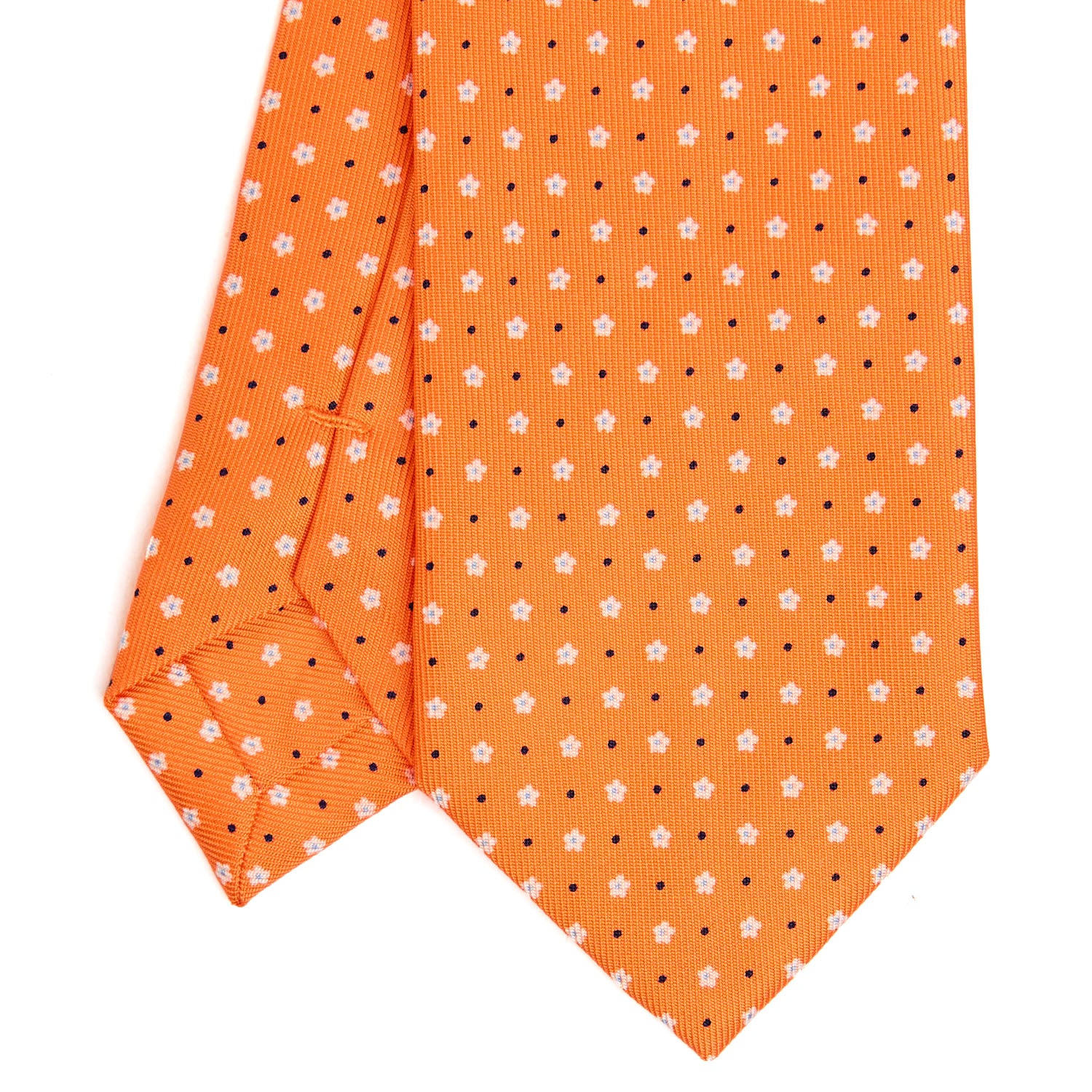 ORANGE SARTORIAL 7 CM SILK TIE