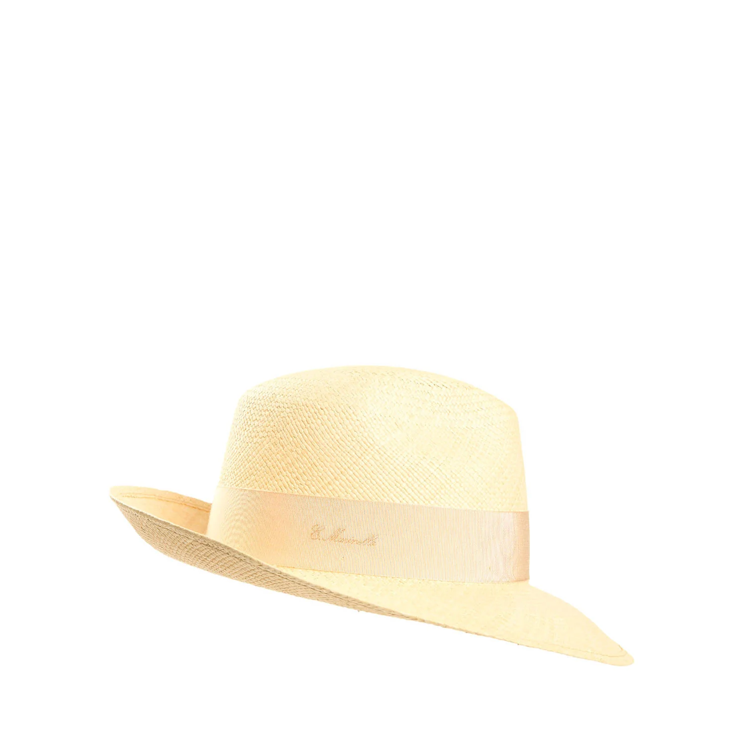 PANAMA AMEDEO MODEL WITH LIGHT BLUE SILK DETAILS, 55 CM - Image 2