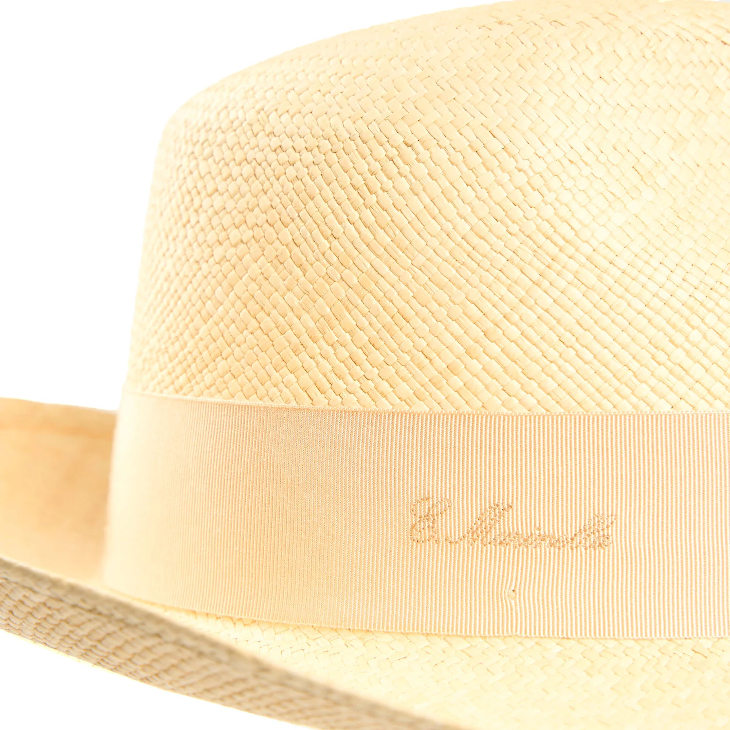 PANAMA AMEDEO MODEL WITH LIGHT BLUE SILK DETAILS, 55 CM - Image 4