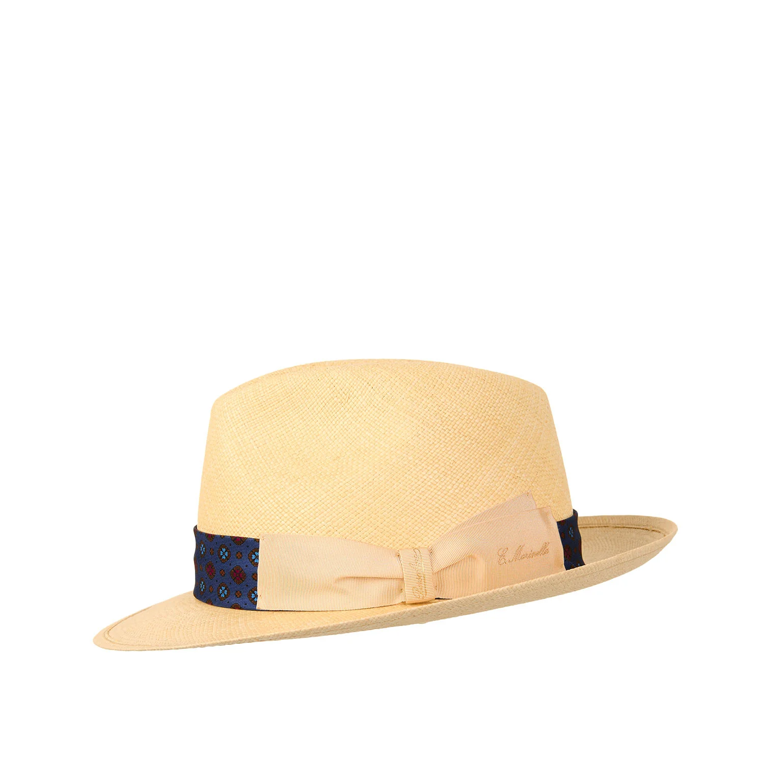 PANAMA FEDERICO MODEL WITH BLUE SILK BAND, 60 CM