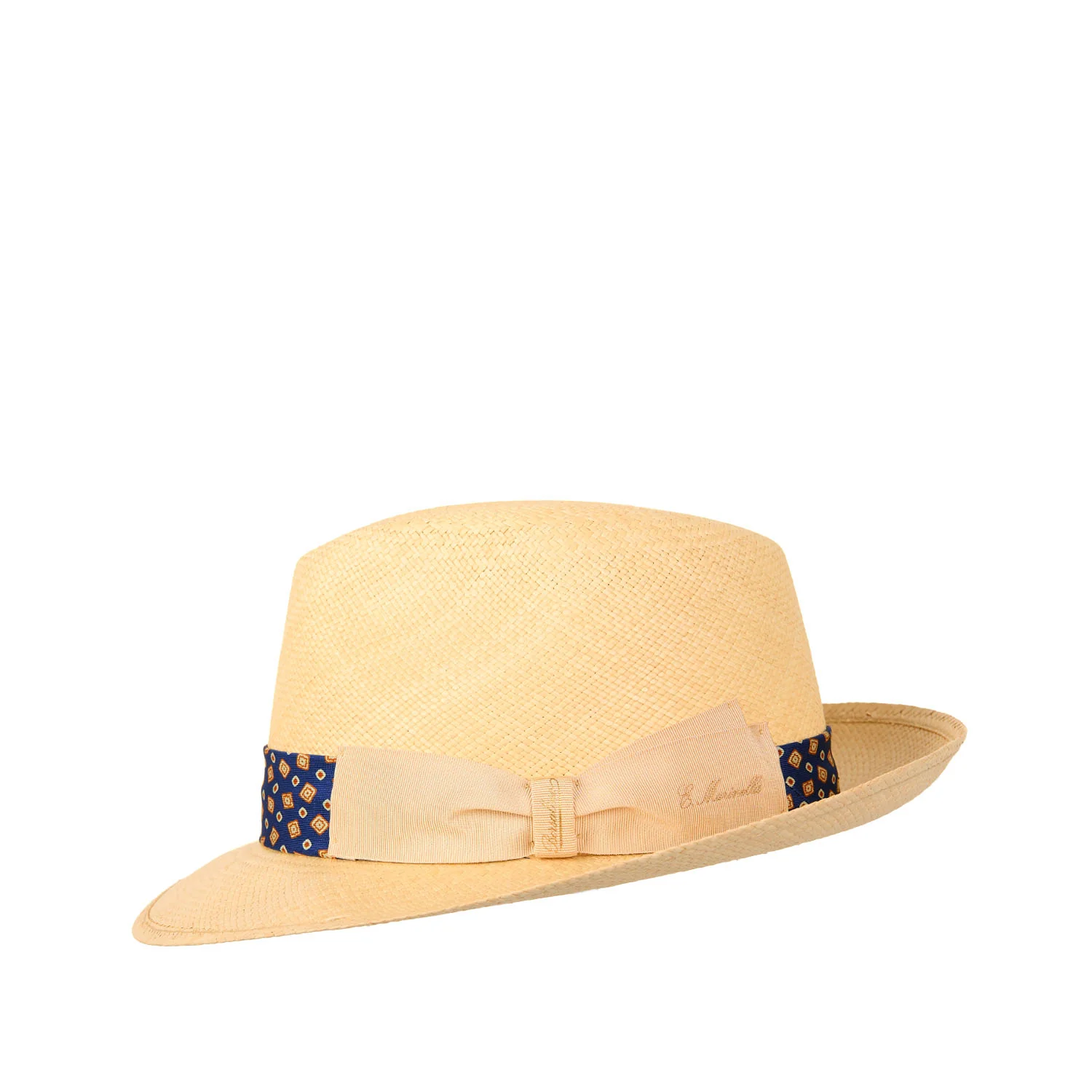 PANAMA FEDERICO MODEL WITH BLUETTE SILK BAND, 60 CM