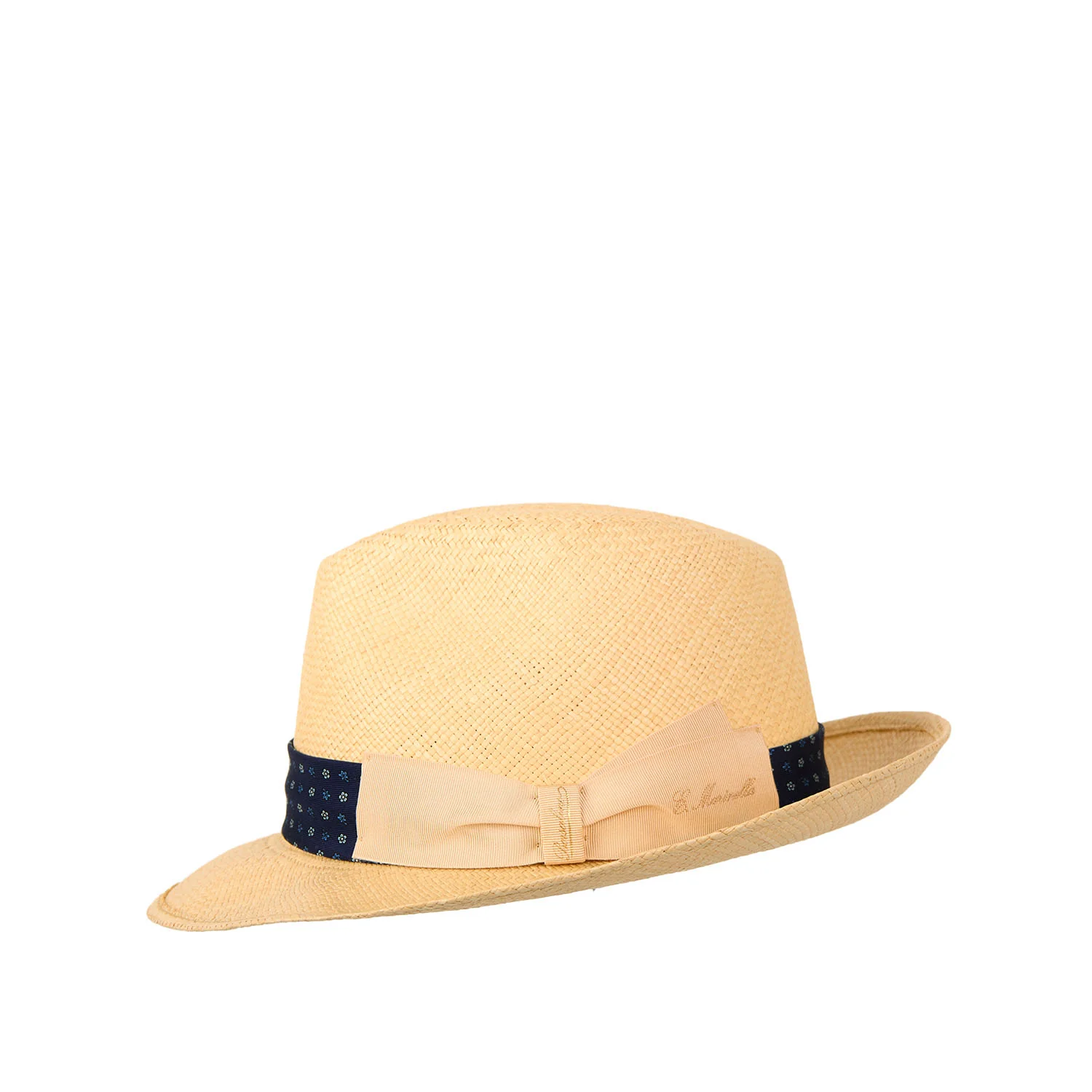 PANAMA FEDERICO MODEL WITH DARK BLUE SILK BAND, 59 CM