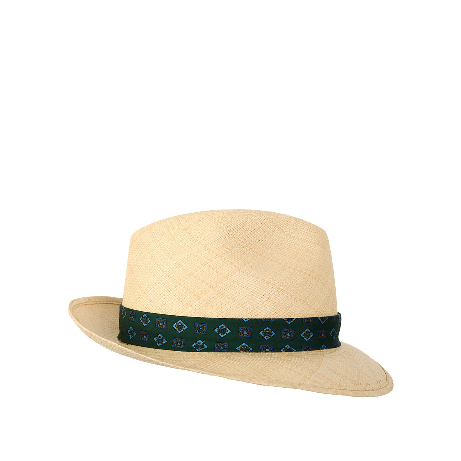 PANAMA FEDERICO MODEL WITH DARK GREEN SILK BAND, 57 CM - Image 2