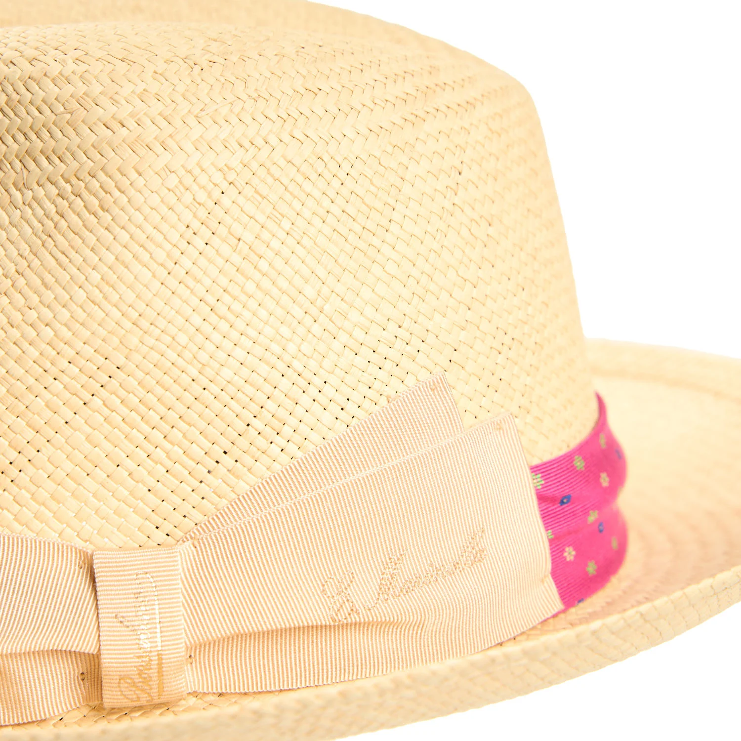 PANAMA FEDERICO MODEL WITH FUCHSIA SILK BAND, 56 CM - Image 3