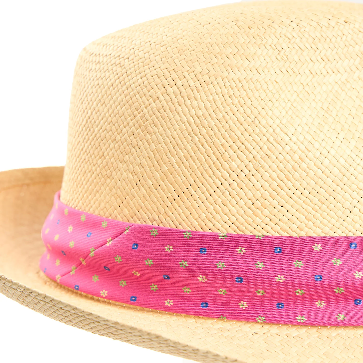 PANAMA FEDERICO MODEL WITH FUCHSIA SILK BAND, 56 CM - Image 4