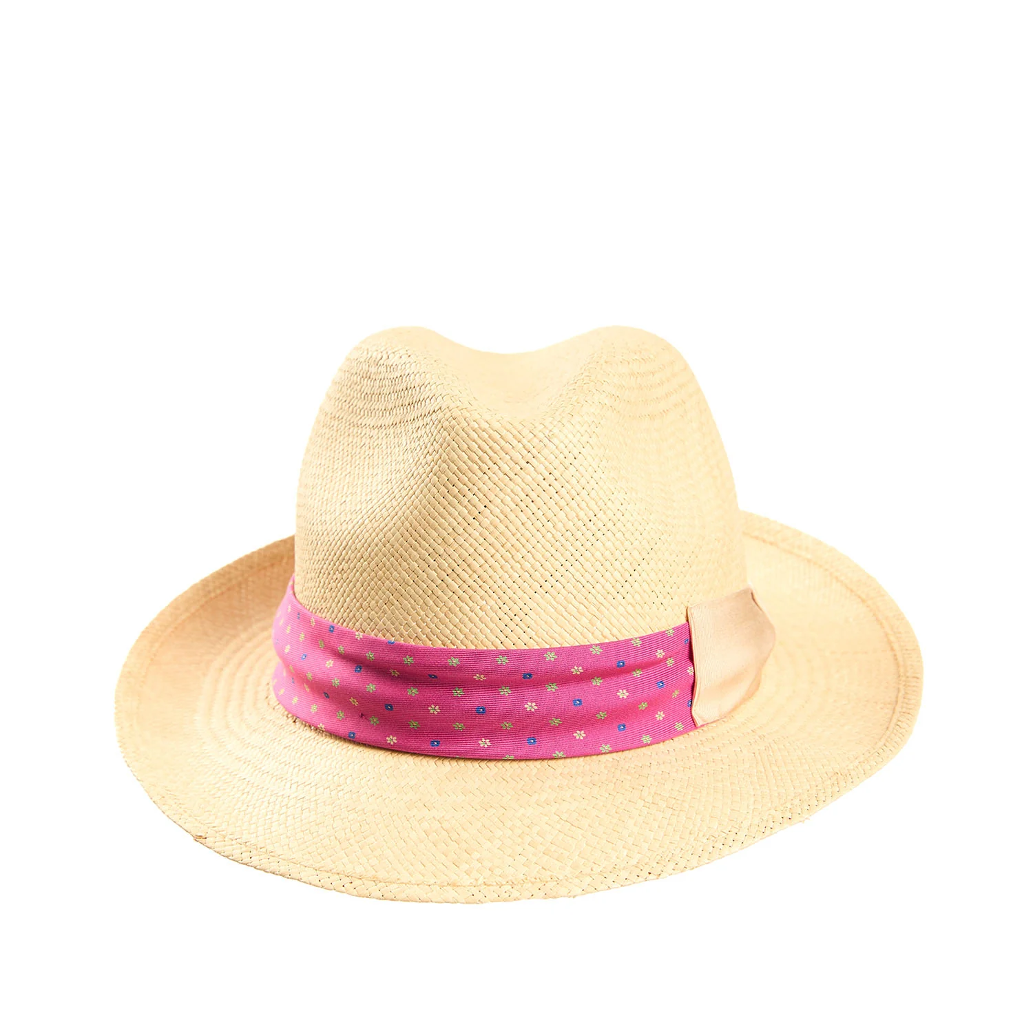PANAMA FEDERICO MODEL WITH FUCHSIA SILK BAND, 56 CM - Image 7