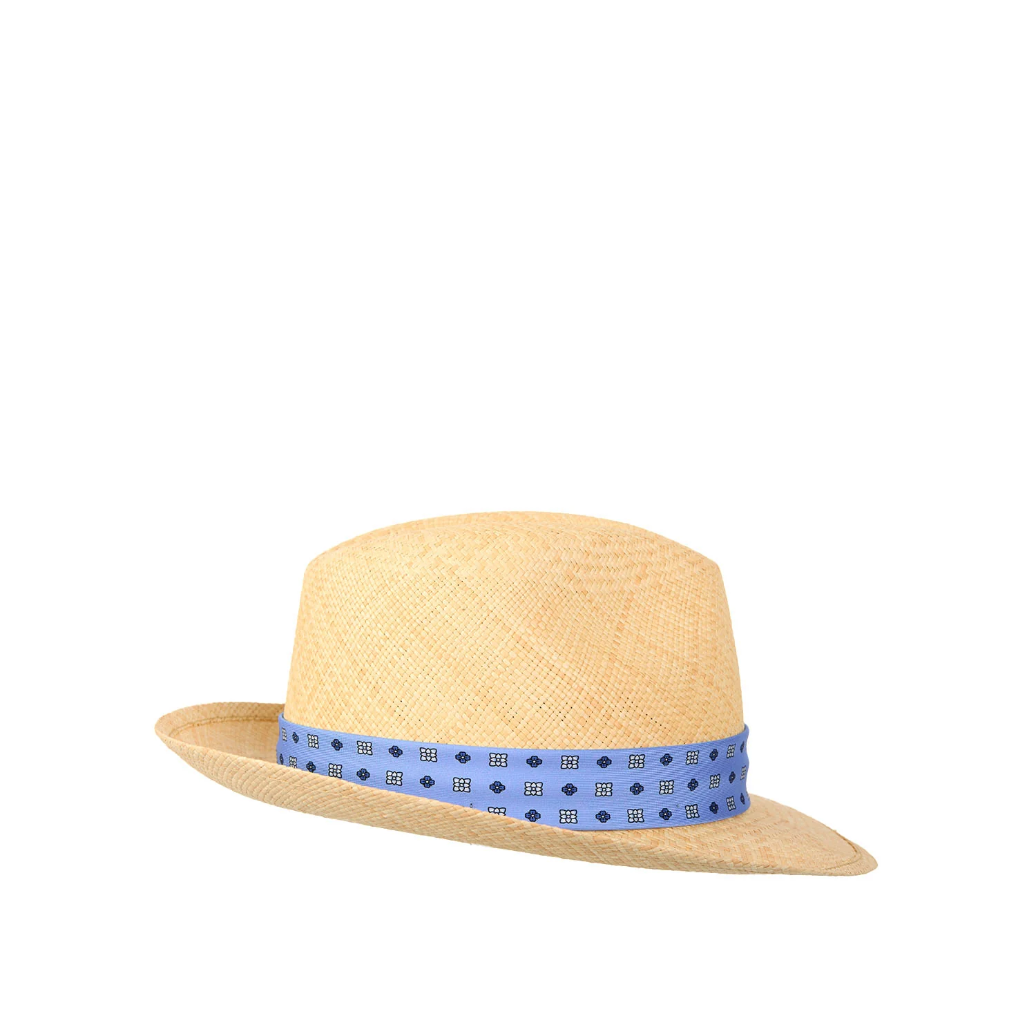 PANAMA FEDERICO MODEL WITH LIGHT BLUE SILK BAND, 57 CM - Image 2