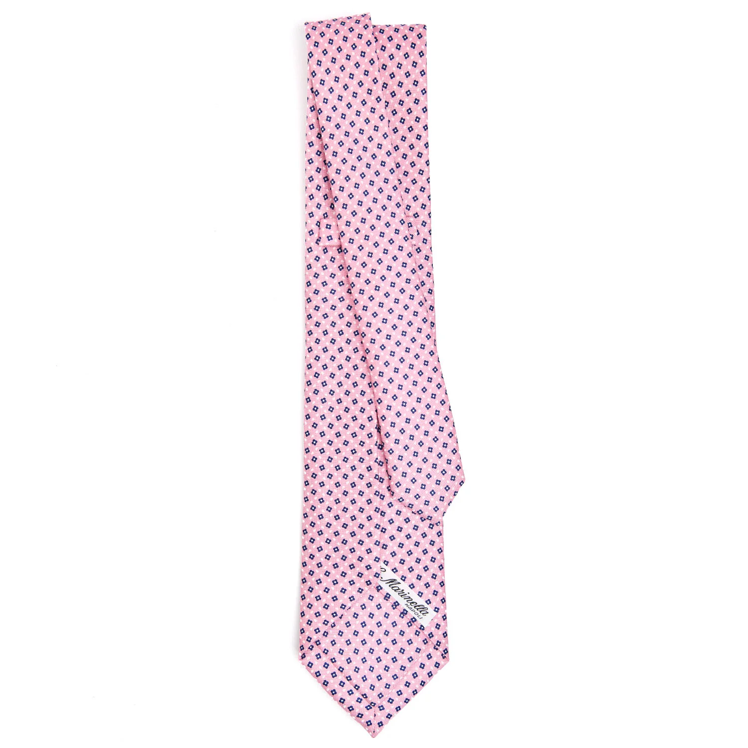 PINK 5 FOLD SARTORIAL SILK TIE - Image 3