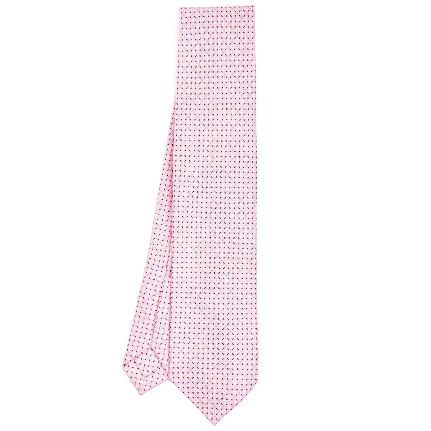 PINK 5 FOLD SARTORIAL SILK TIE - Image 2