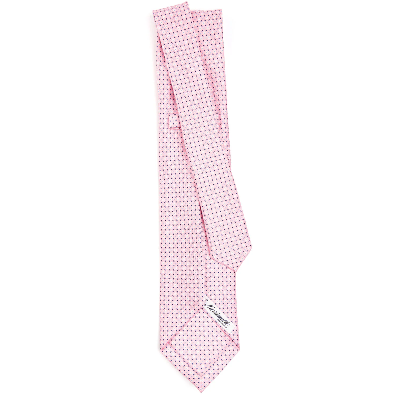 PINK 5 FOLD SARTORIAL SILK TIE - Image 3