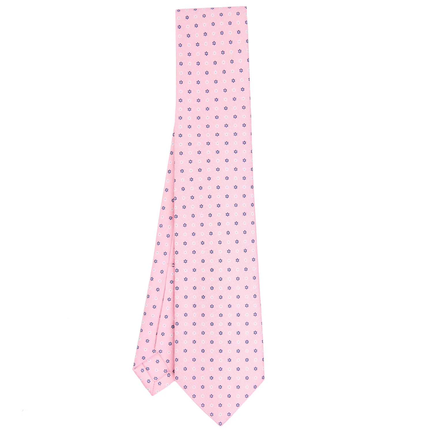 PINK 9 FOLD SARTORIAL SILK TIE - Image 2