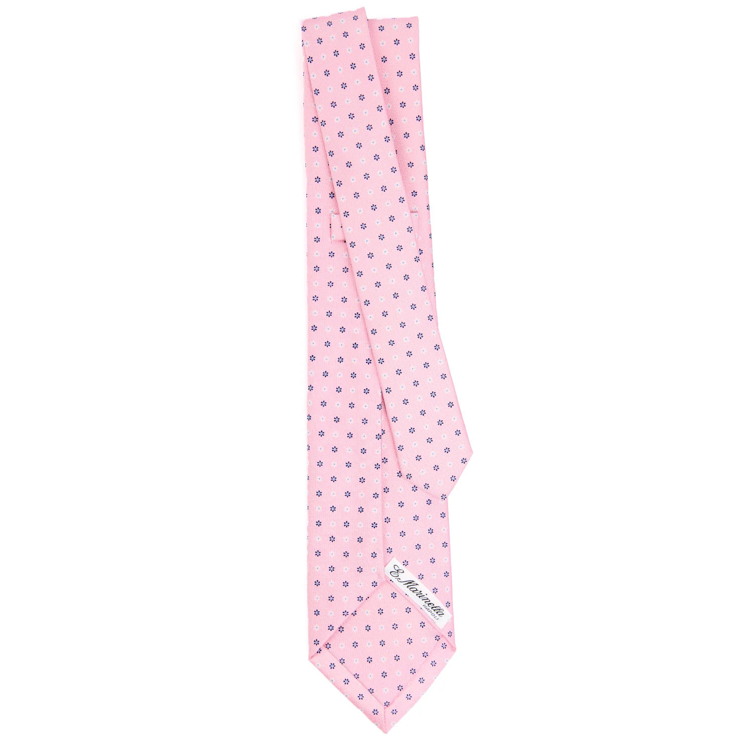 PINK 9 FOLD SARTORIAL SILK TIE - Image 3