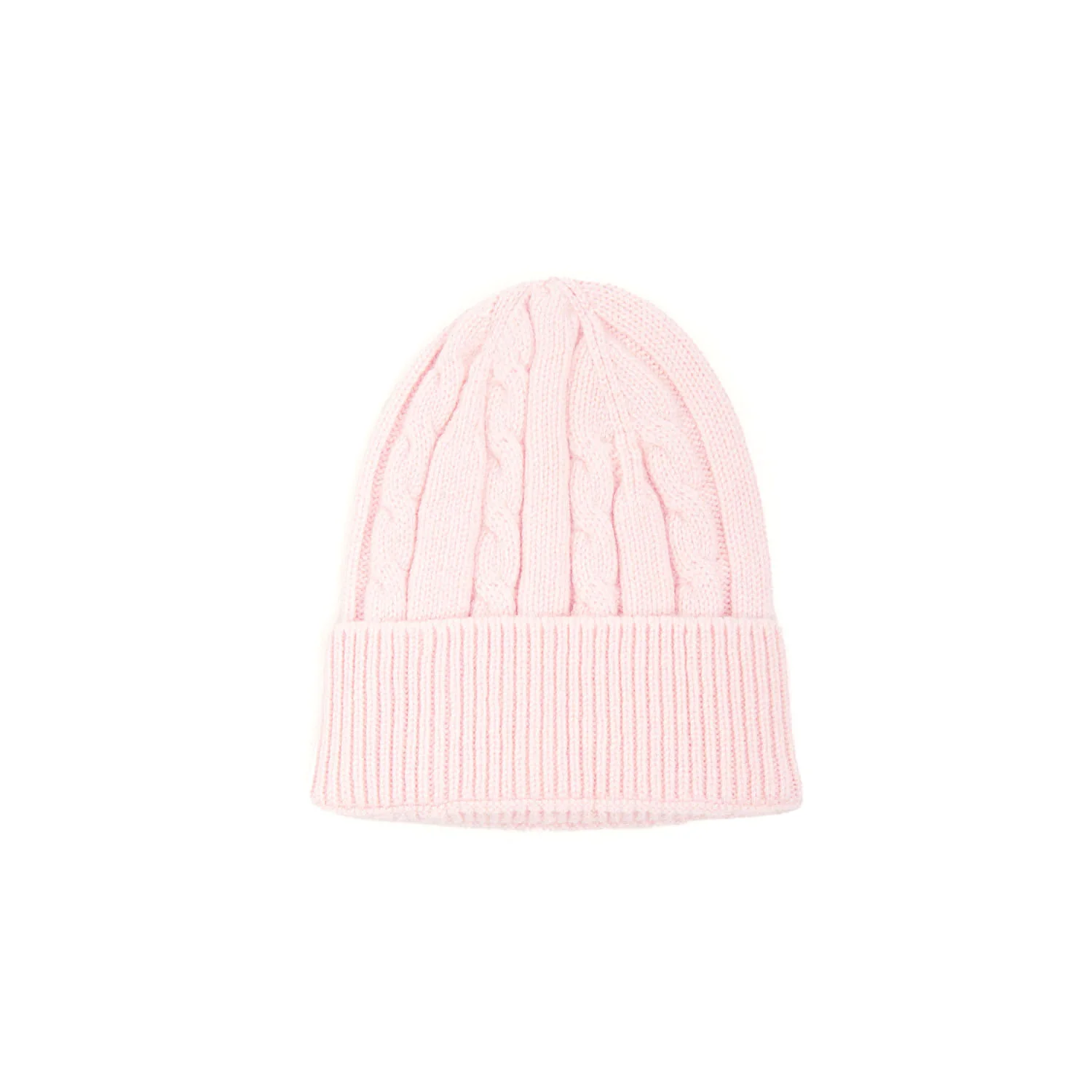PINK BRAIDED BEANIE - Image 3