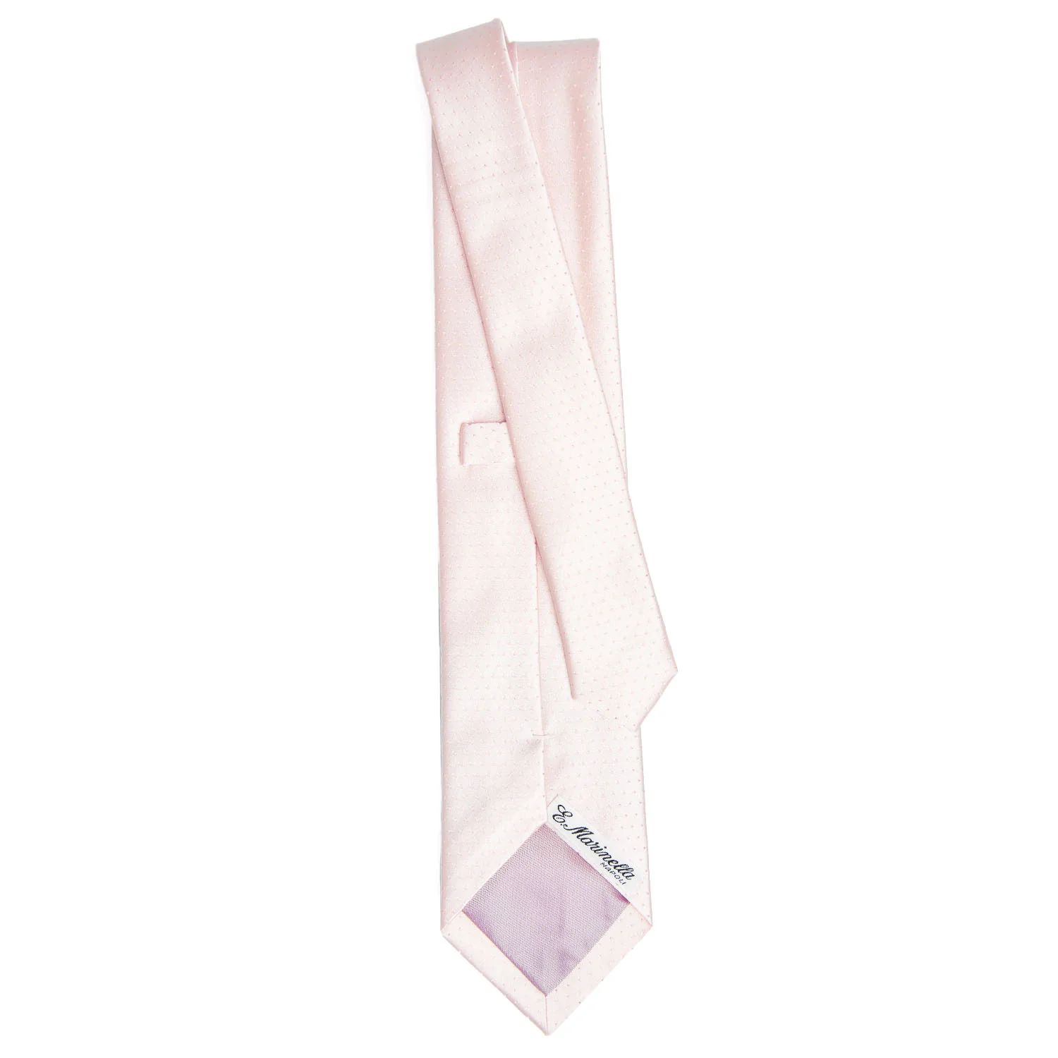 PINK CEREMONIAL SILK SATIN TIE - Image 3