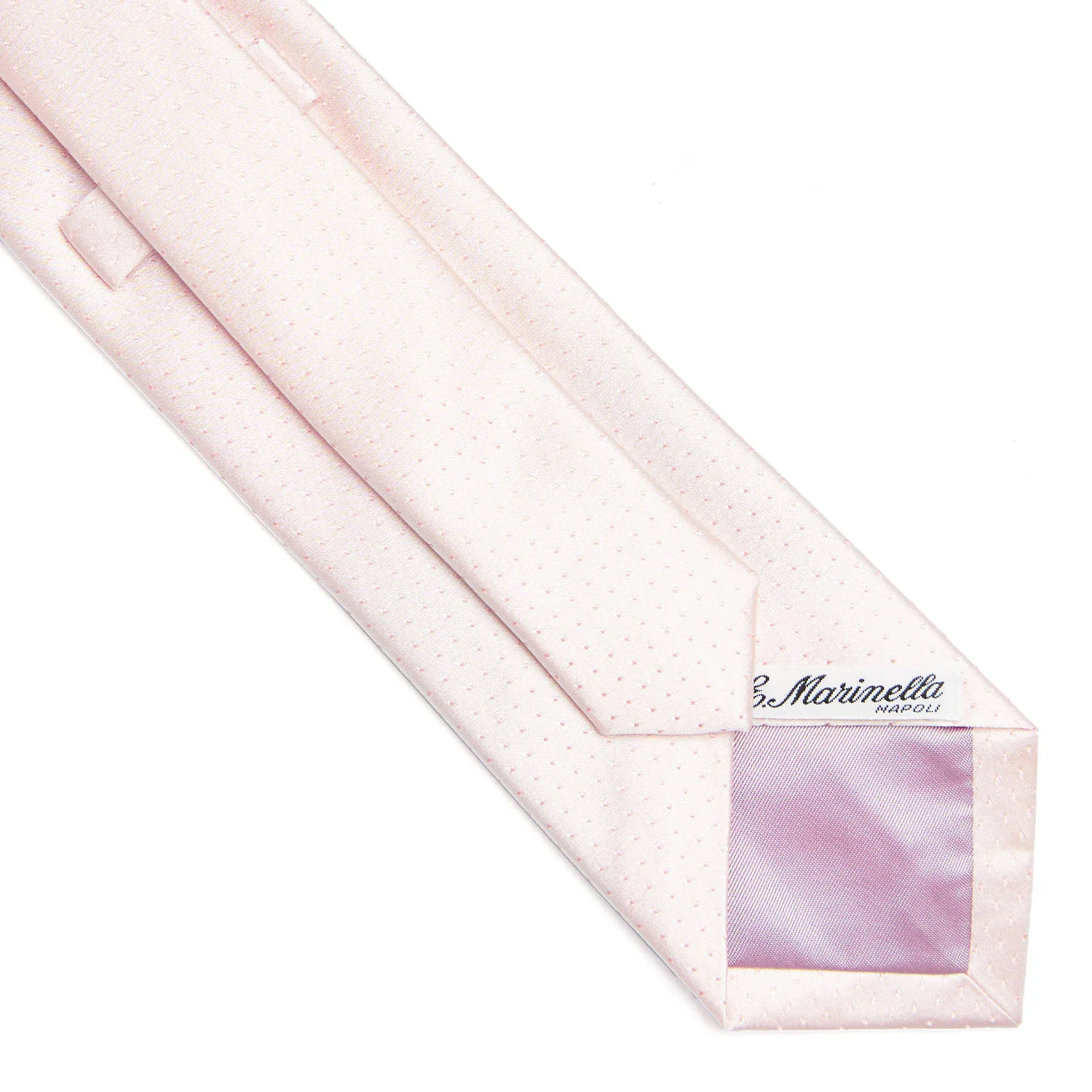 PINK CEREMONIAL SILK SATIN TIE - Image 4